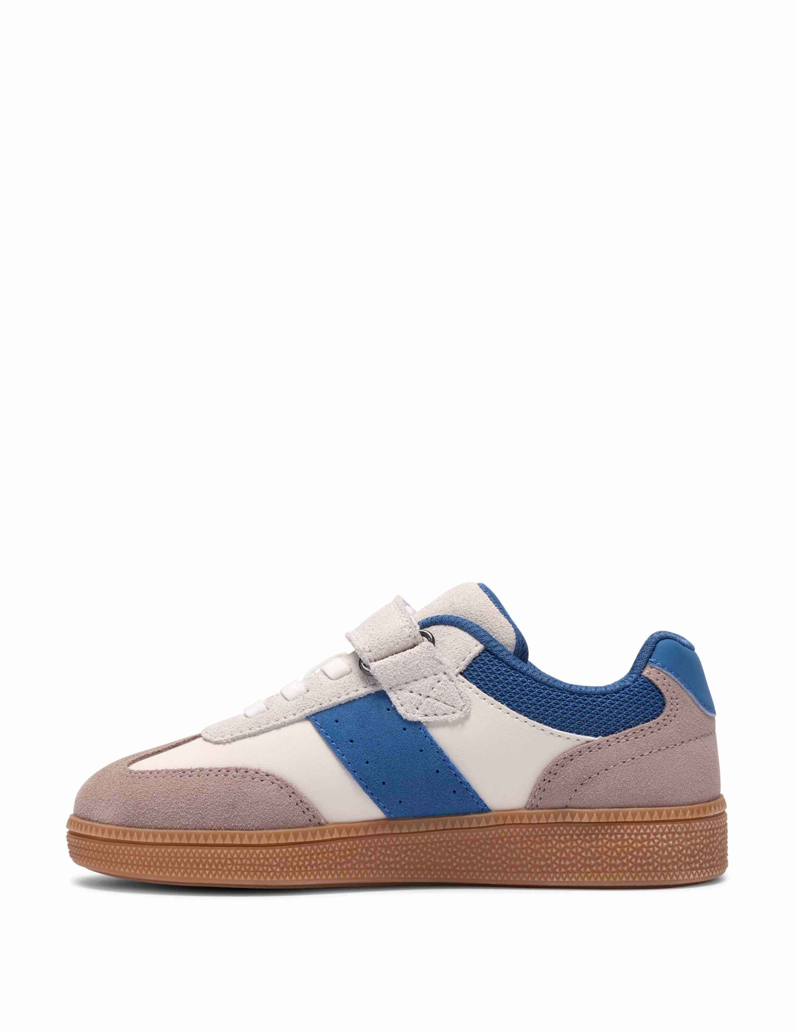 Kids' Suede Riptape Trainers (7 Small-9 Small) 4 of 6