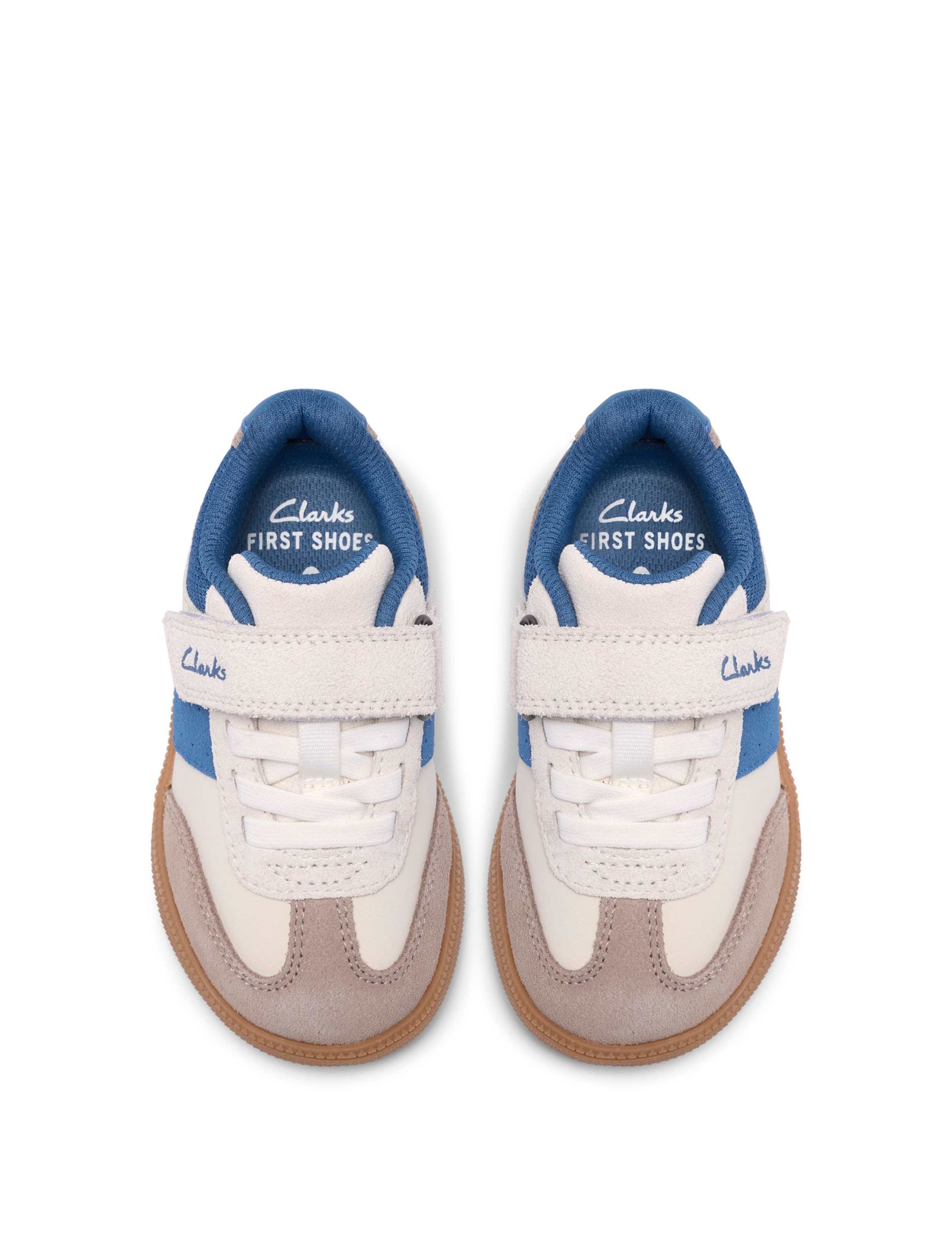 Kids' Suede Riptape Trainers (4 Small-6 Small) 3 of 6