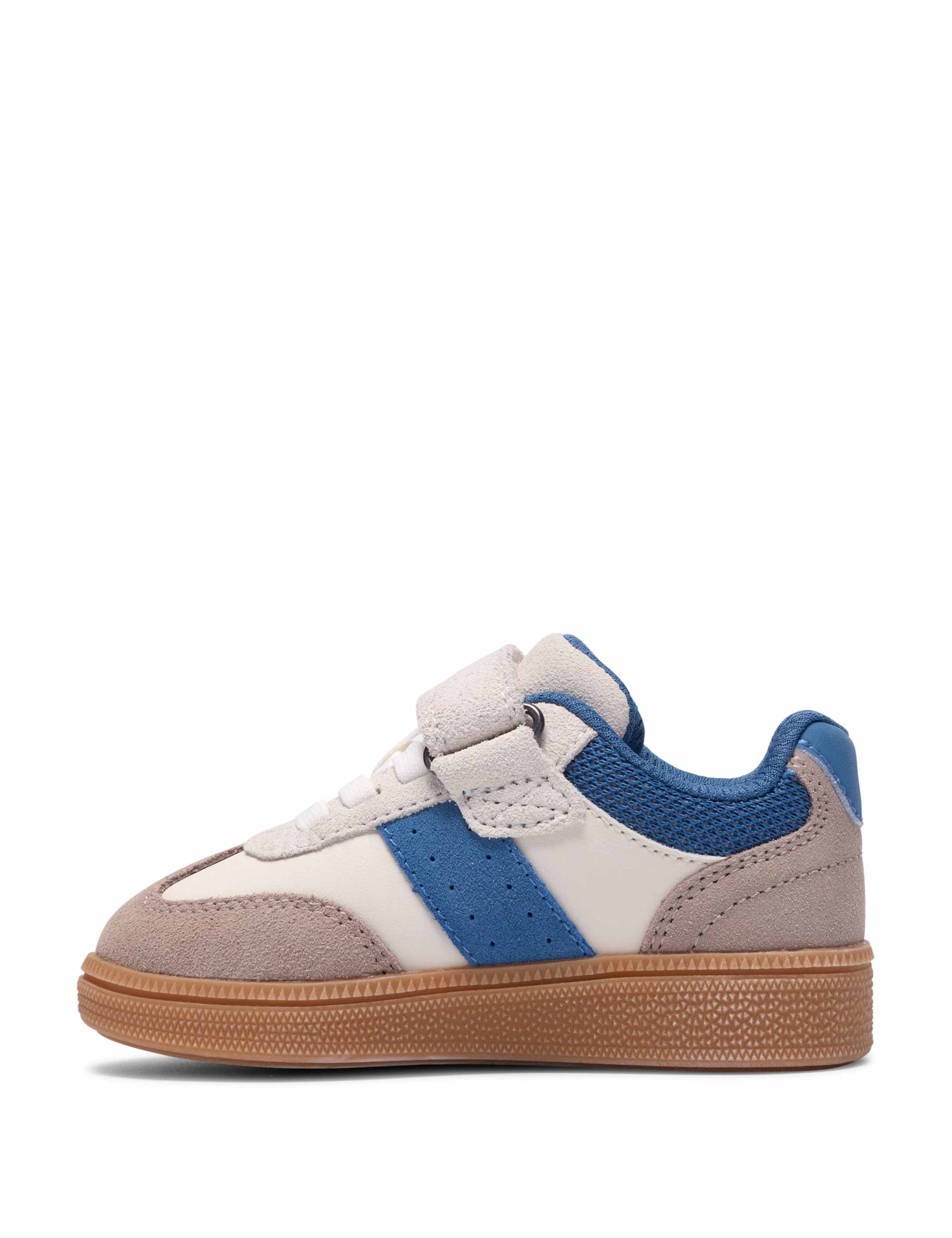 Kids' Suede Riptape Trainers (4 Small-6 Small) 4 of 6
