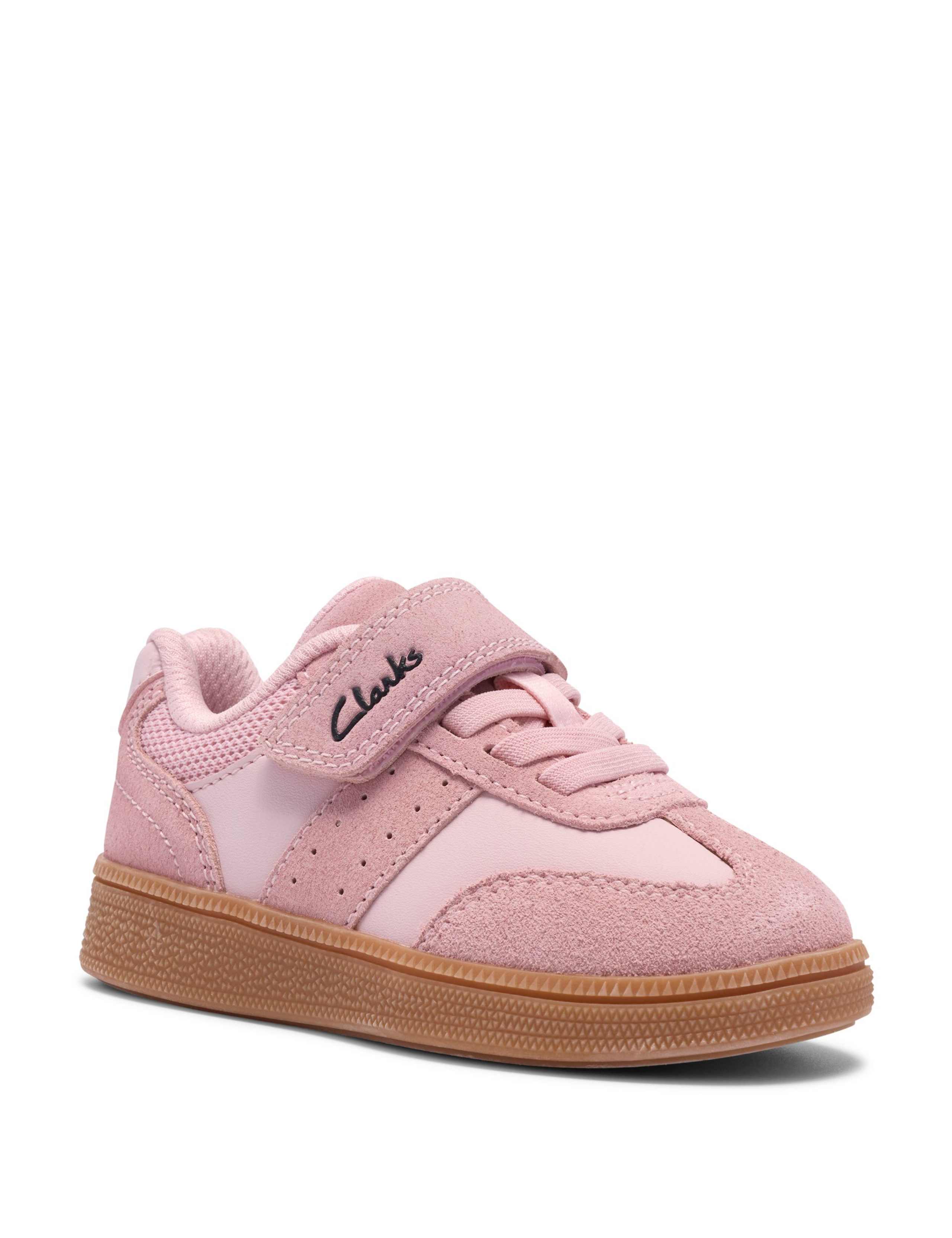 Kids' Suede Riptape Trainers (4 Small-6 Small) 2 of 6