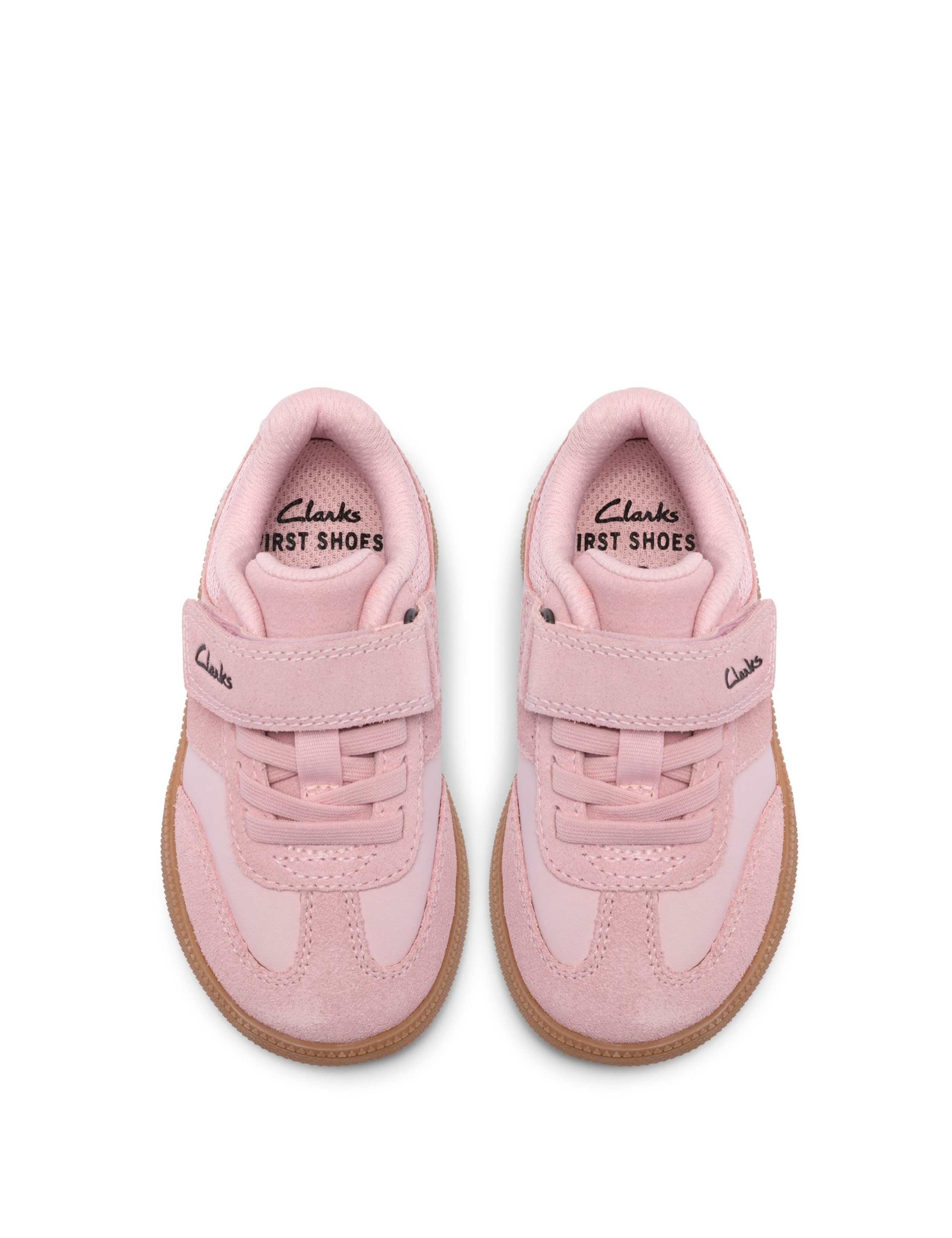 Kids' Suede Riptape Trainers (4 Small-6 Small) 4 of 6