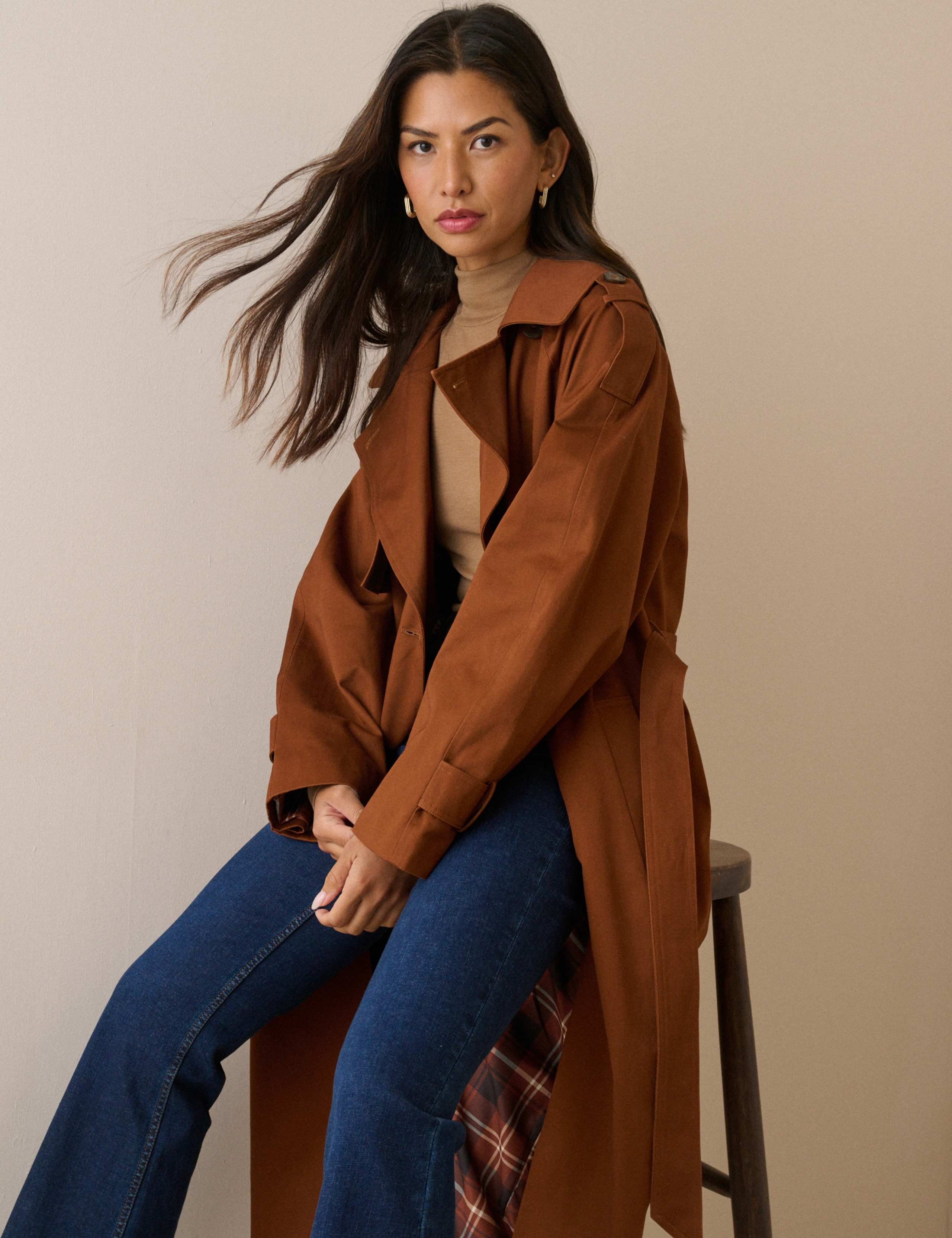 Pure Cotton Trench Coat 2 of 5
