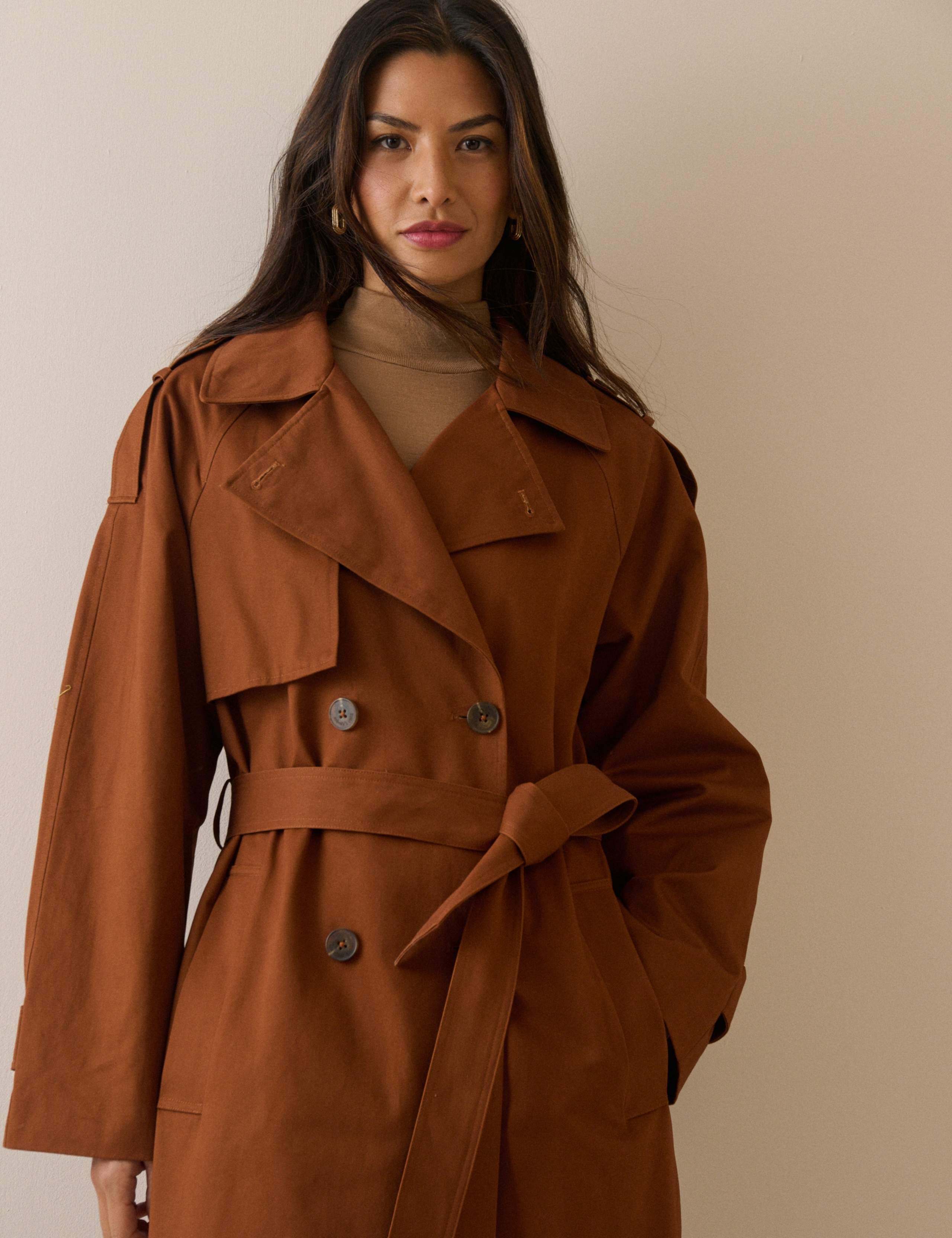 Pure Cotton Trench Coat 5 of 5