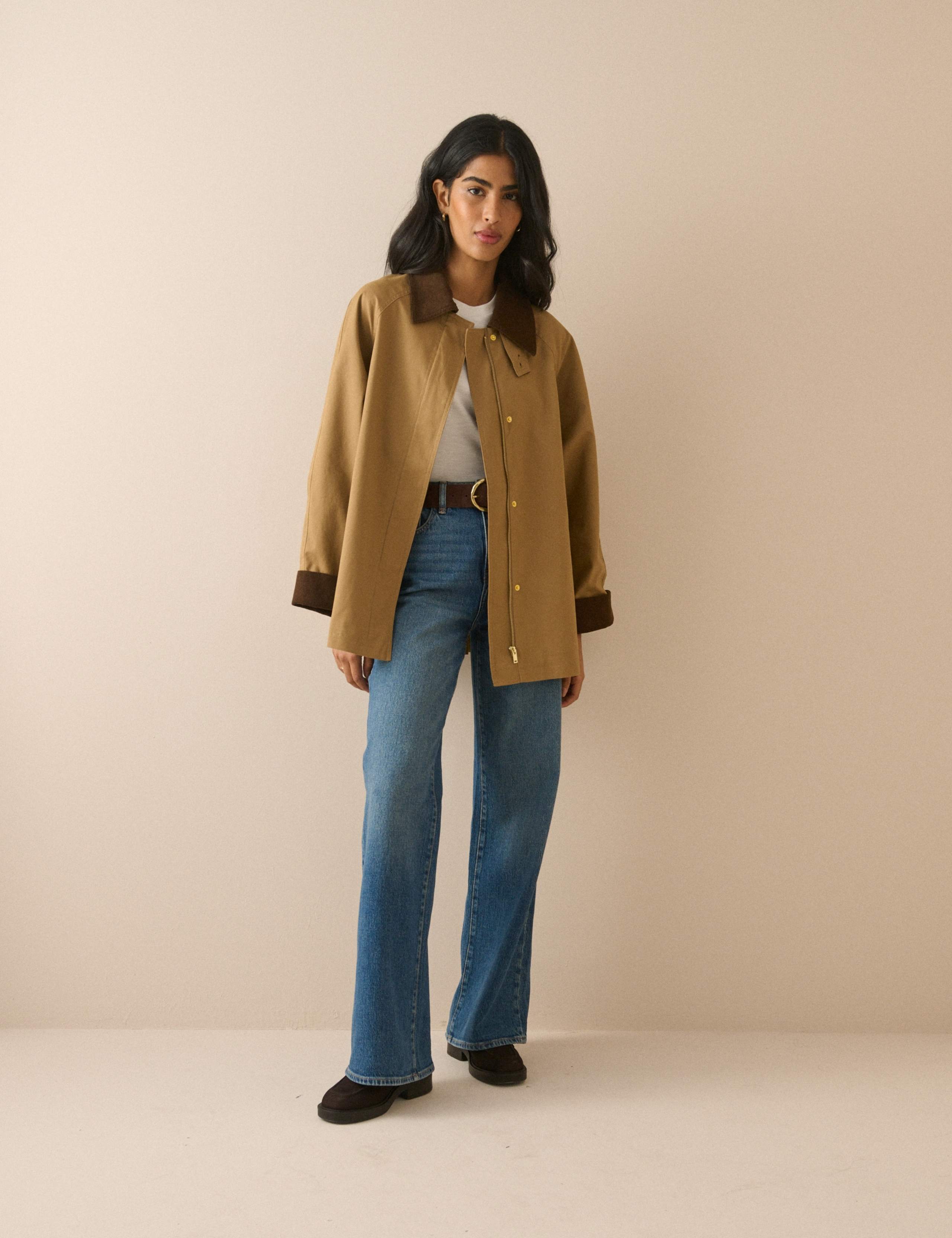 Pure Cotton Collared Jacket 3 of 5
