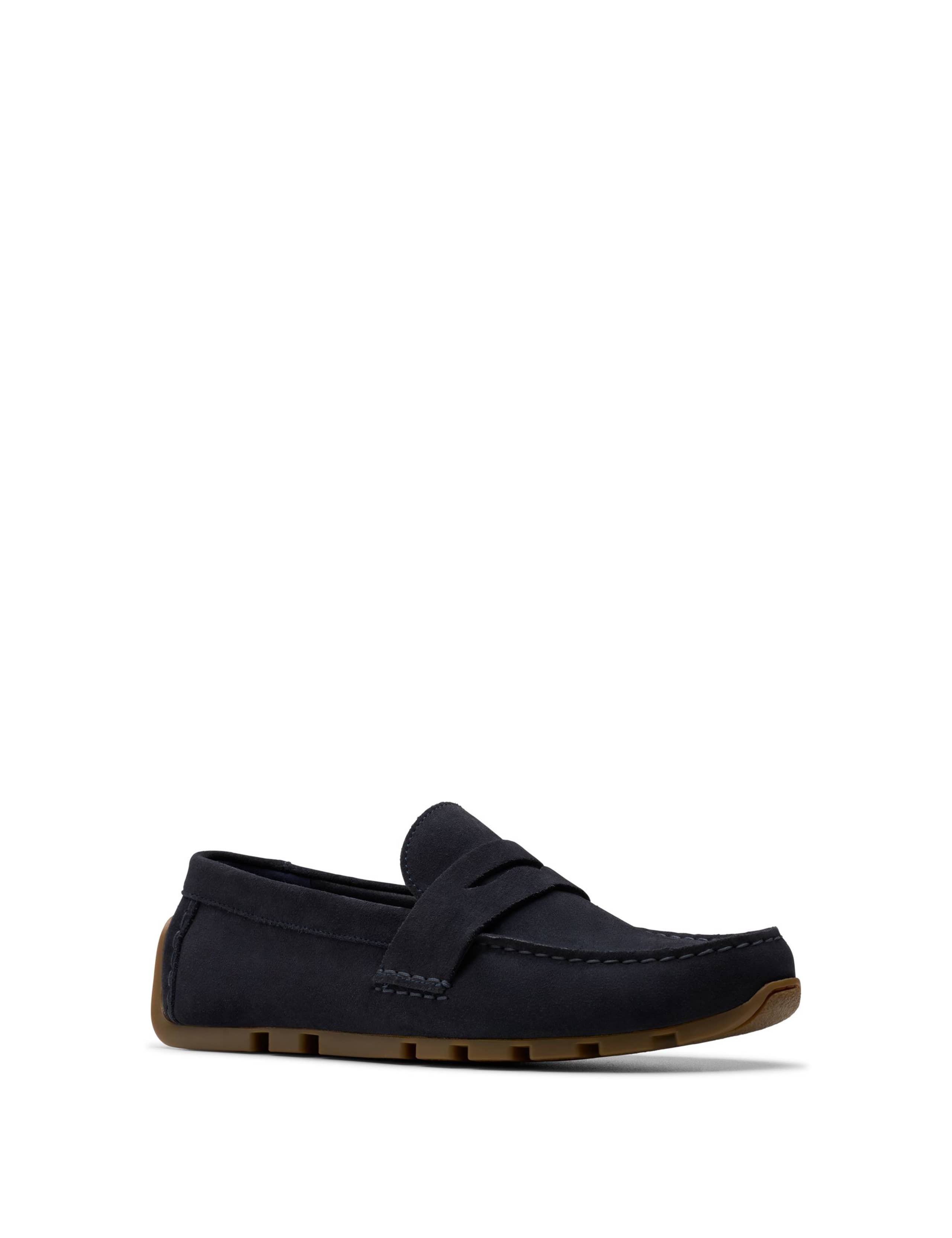 Wide Fit Suede Slip On Loafers 2 of 7