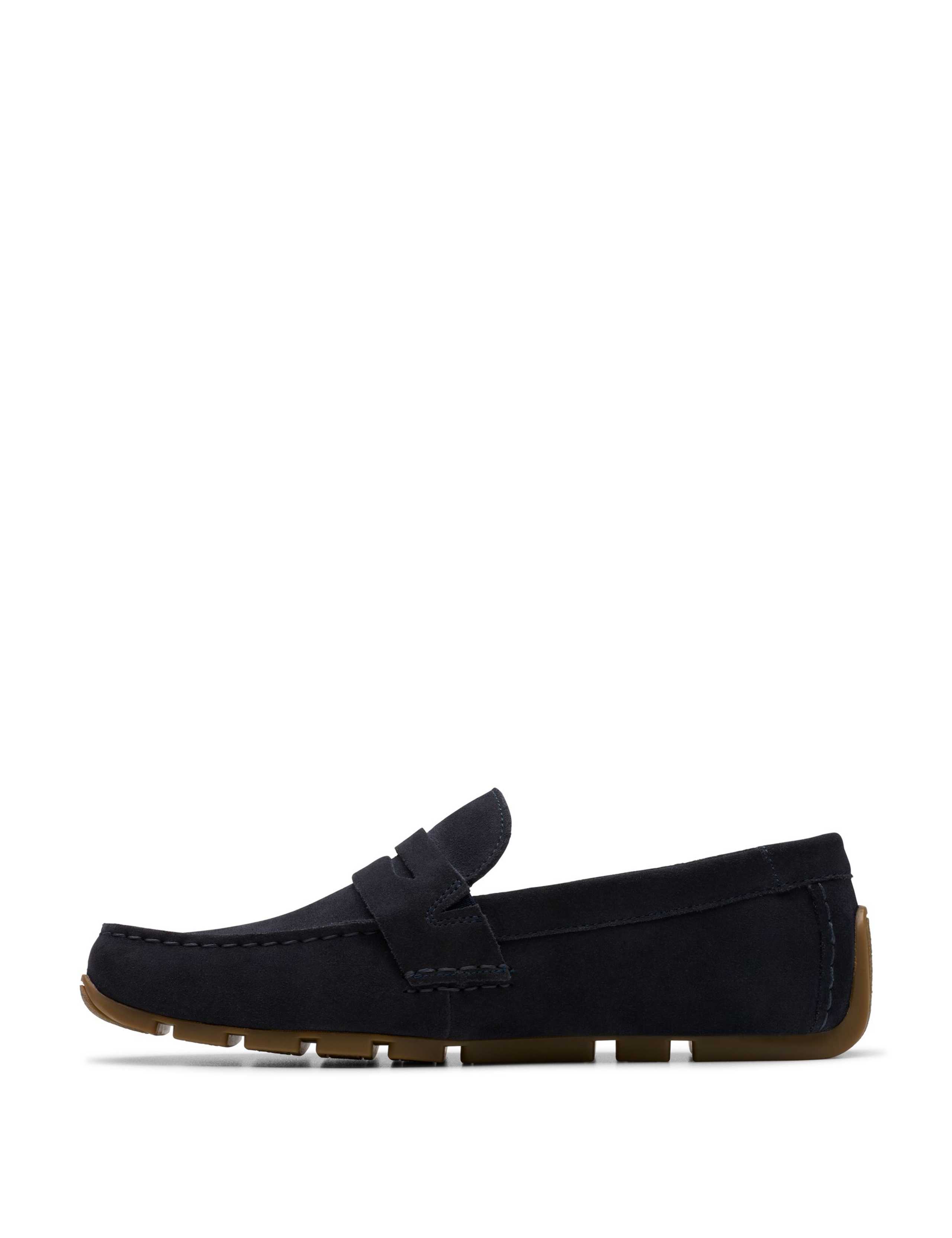 Wide Fit Suede Slip On Loafers 4 of 7
