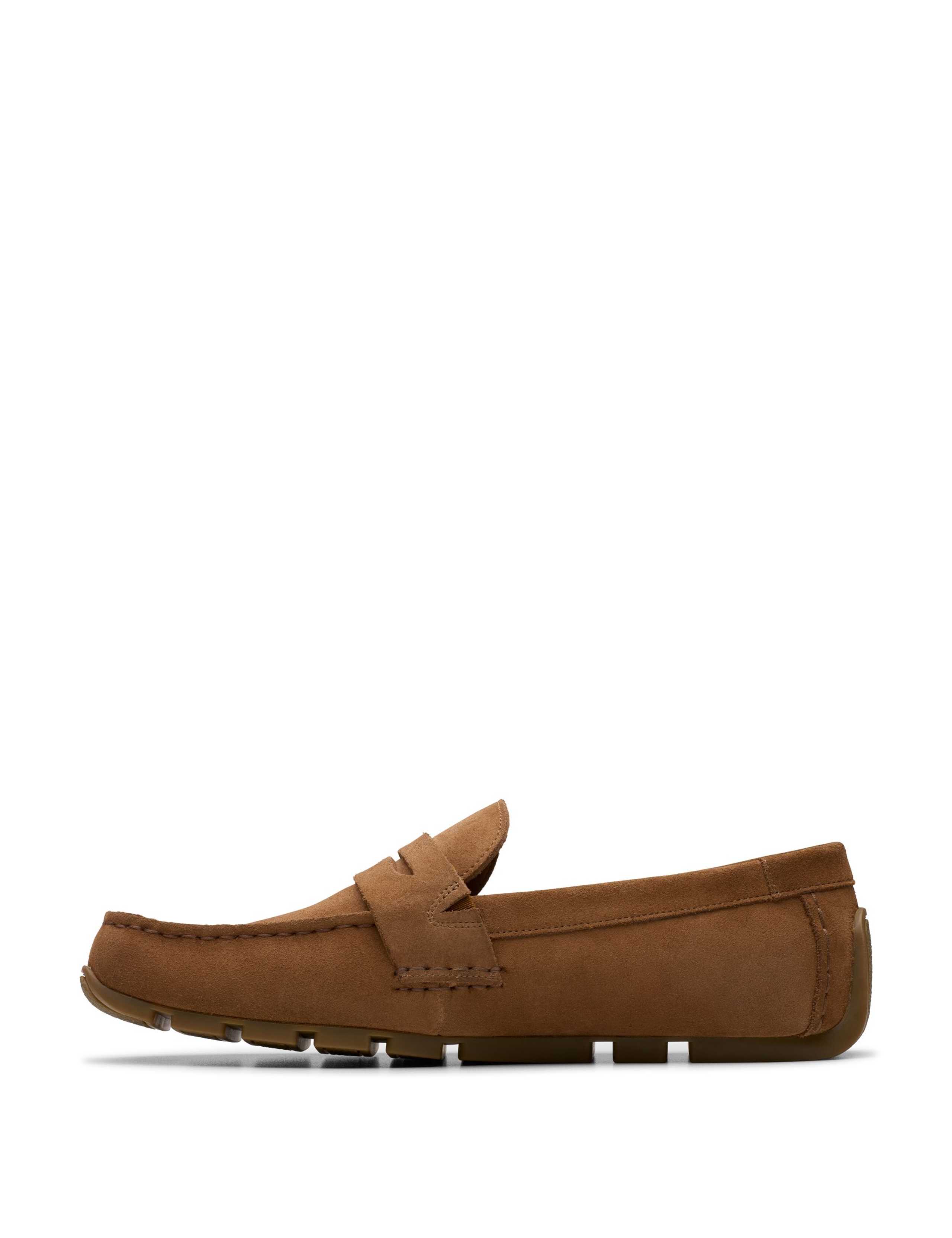 Wide Fit Suede Slip On Loafers 4 of 7