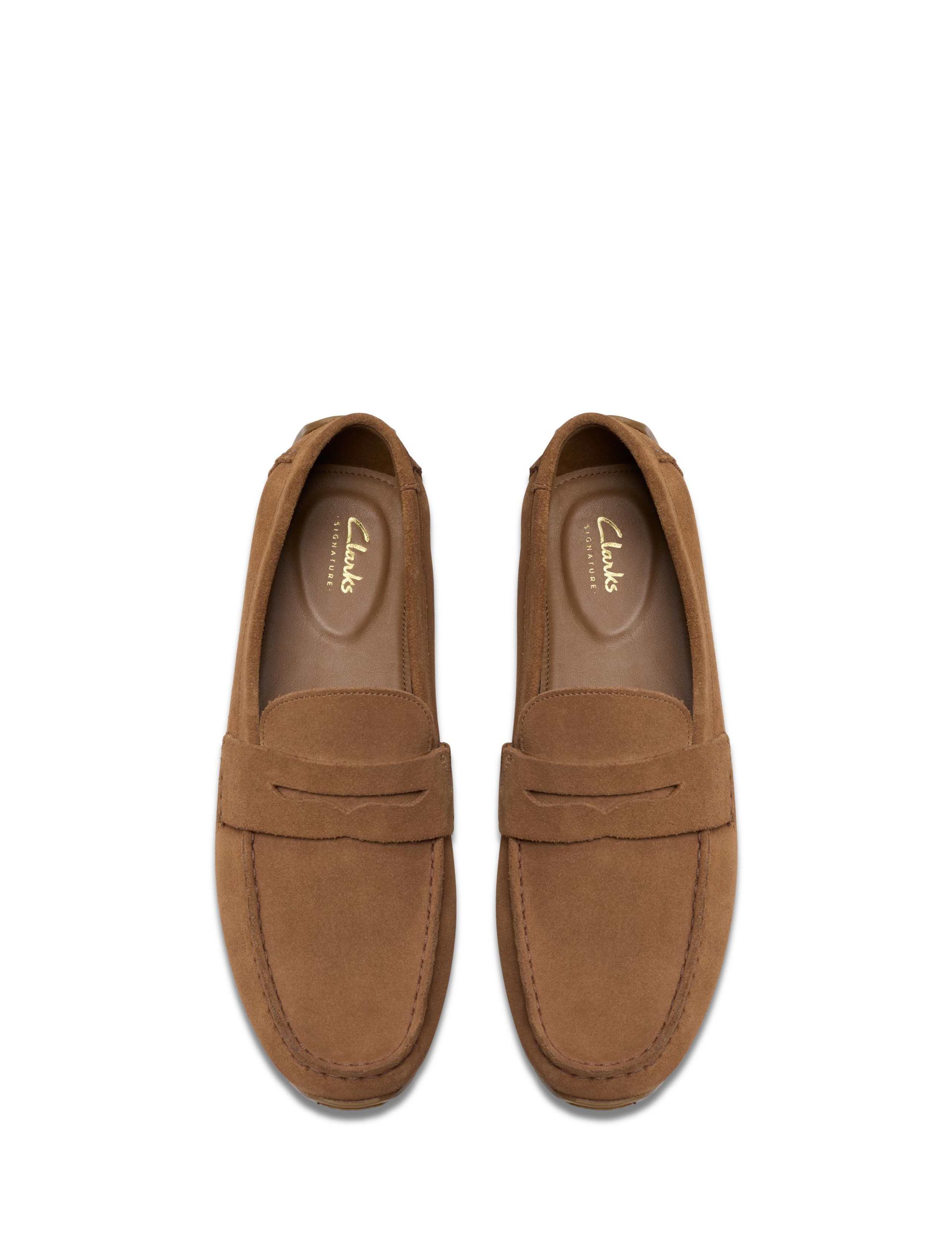 Wide Fit Suede Slip On Loafers 5 of 7