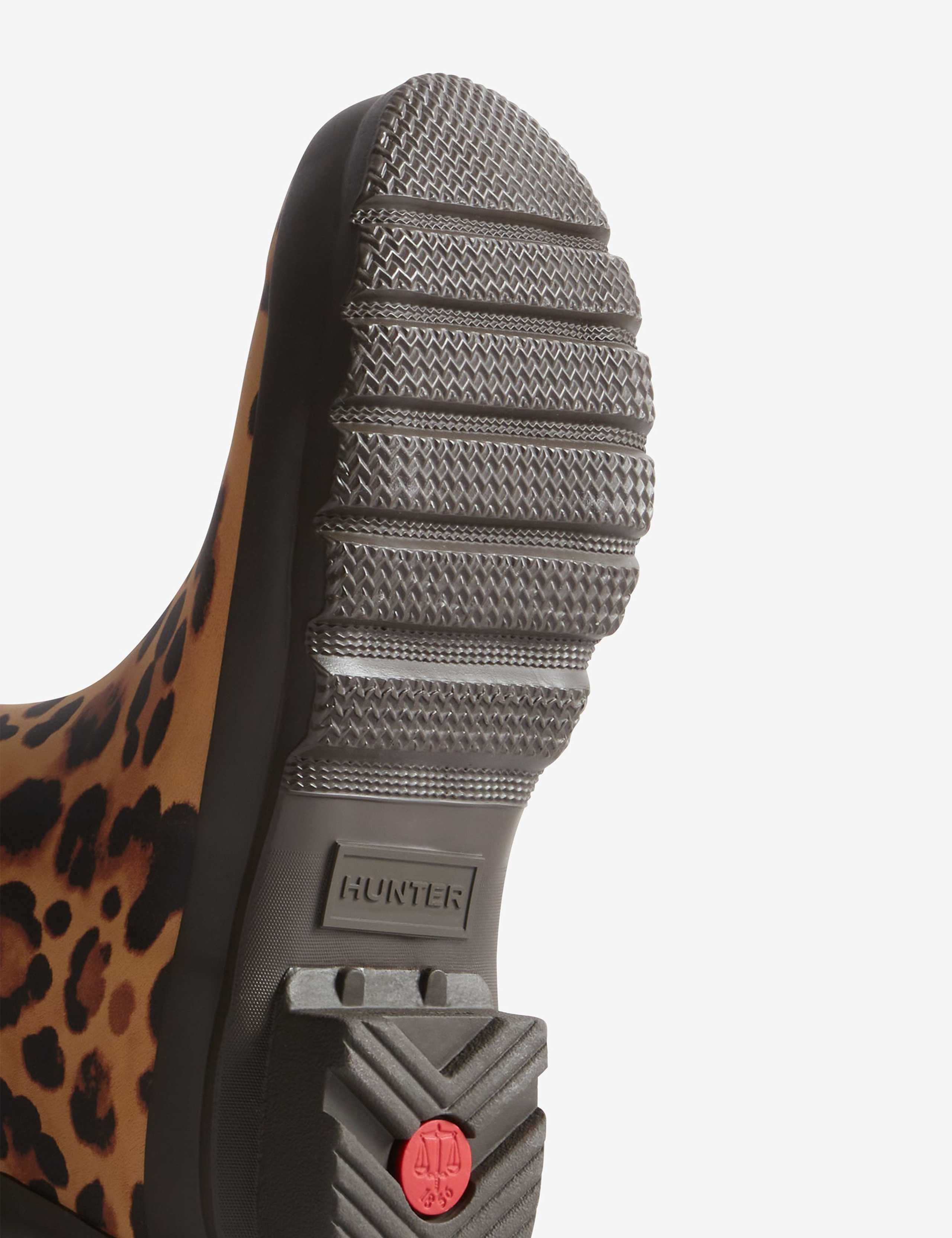 Leopard Print Knee High Wellies 4 of 4