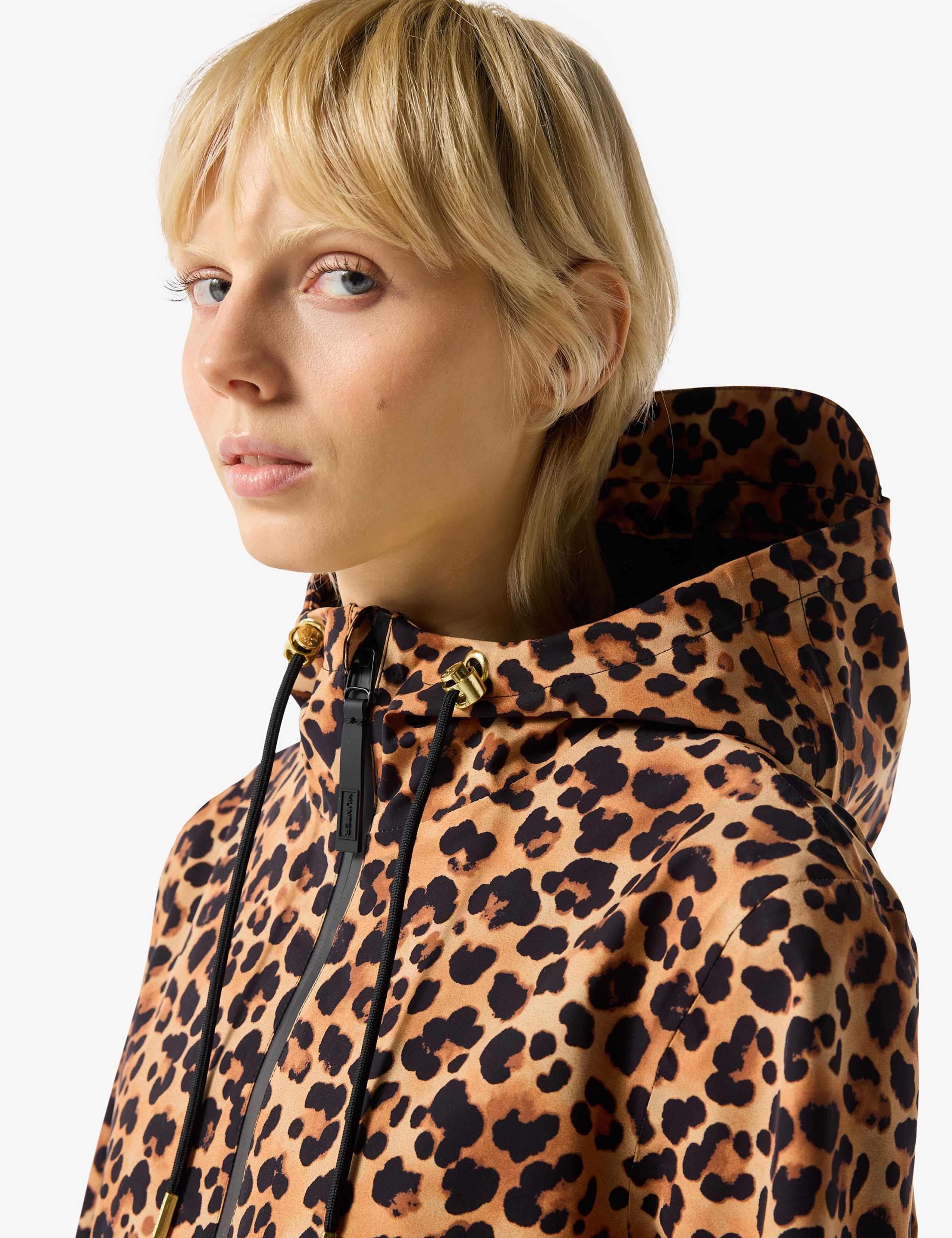Waterproof Leopard Print Hooded Jacket 3 of 4