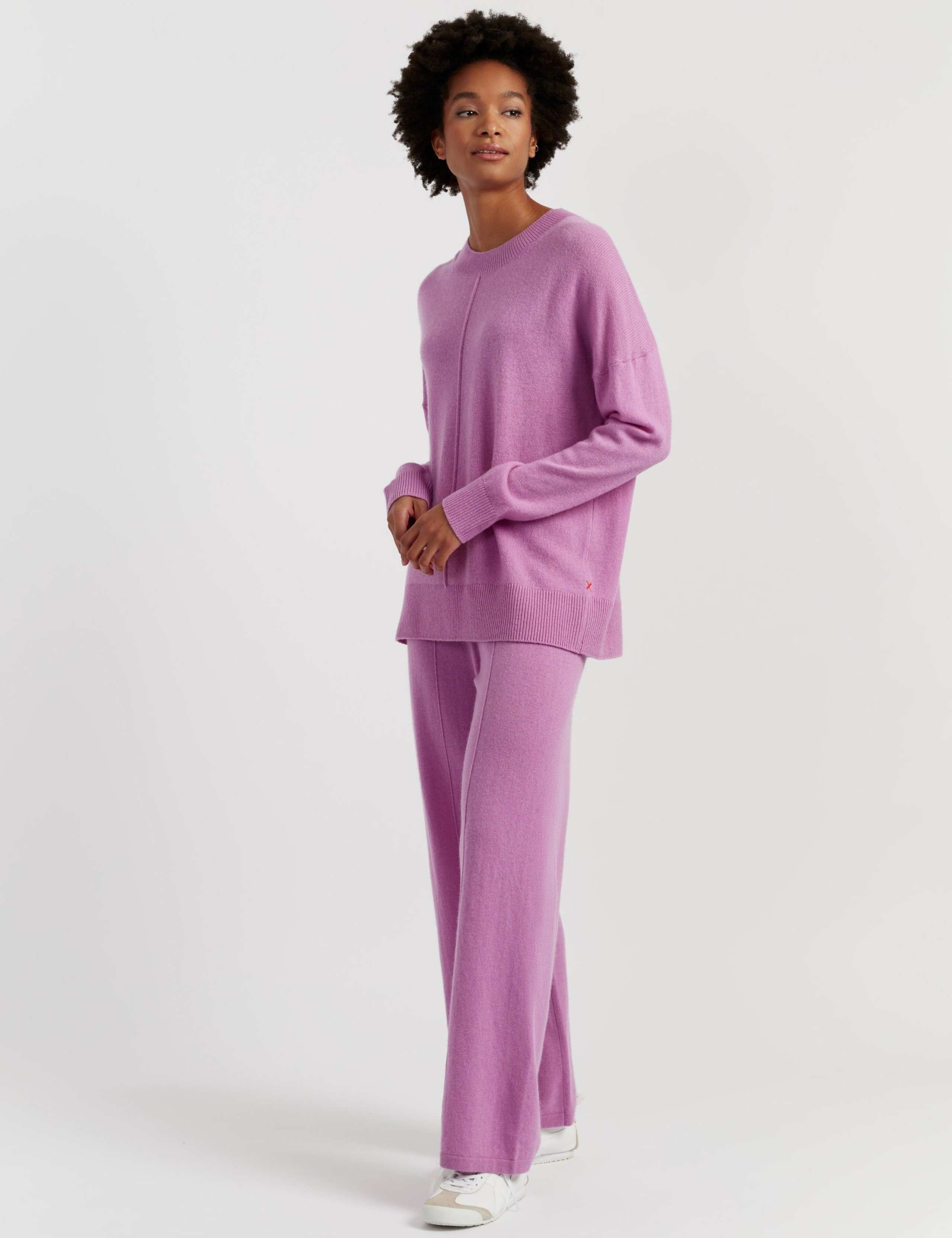 Wool Rich Relaxed Sweatshirt with Cashmere 2 of 3