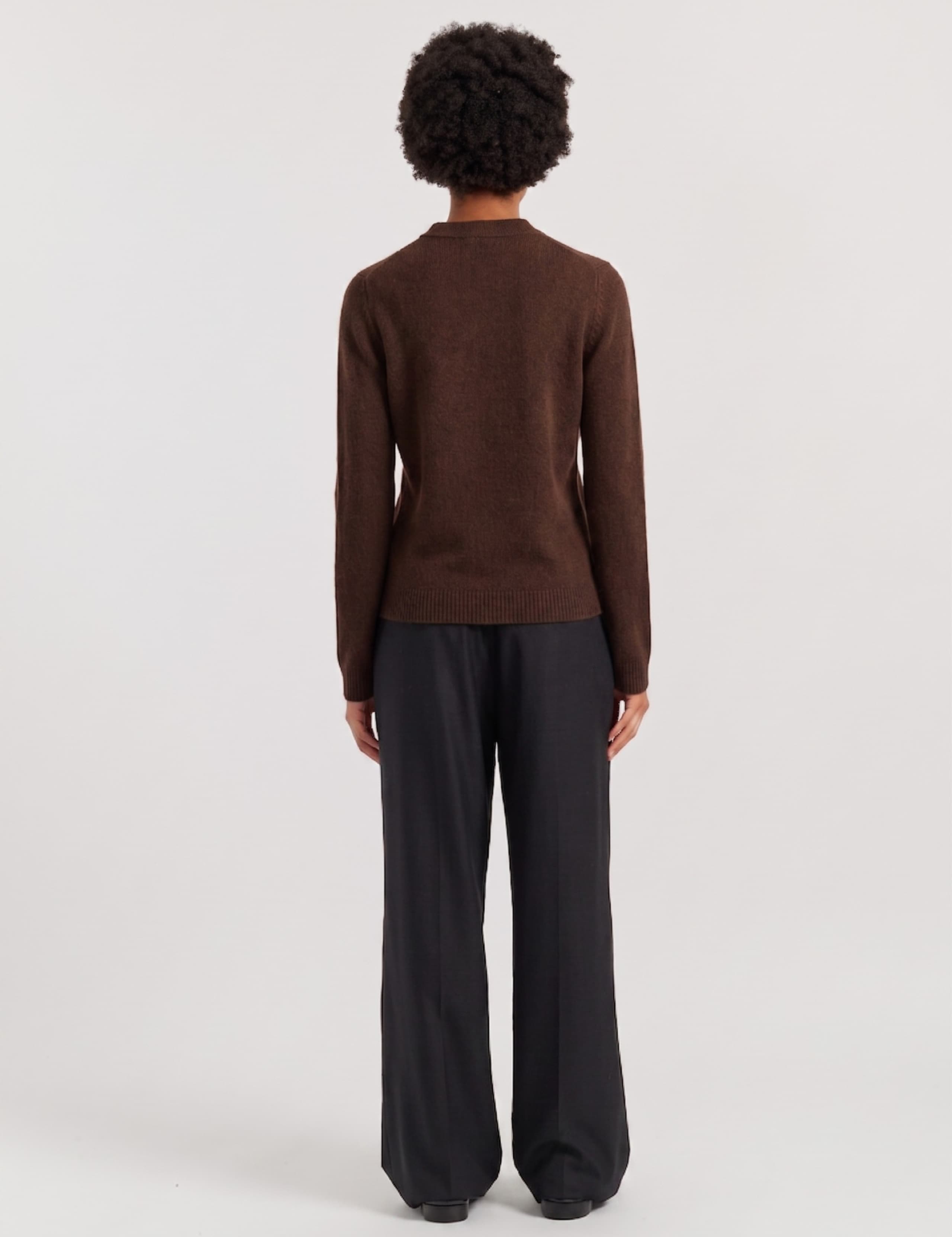 Wool Rich Collared Sweatshirt with Cashmere 3 of 3