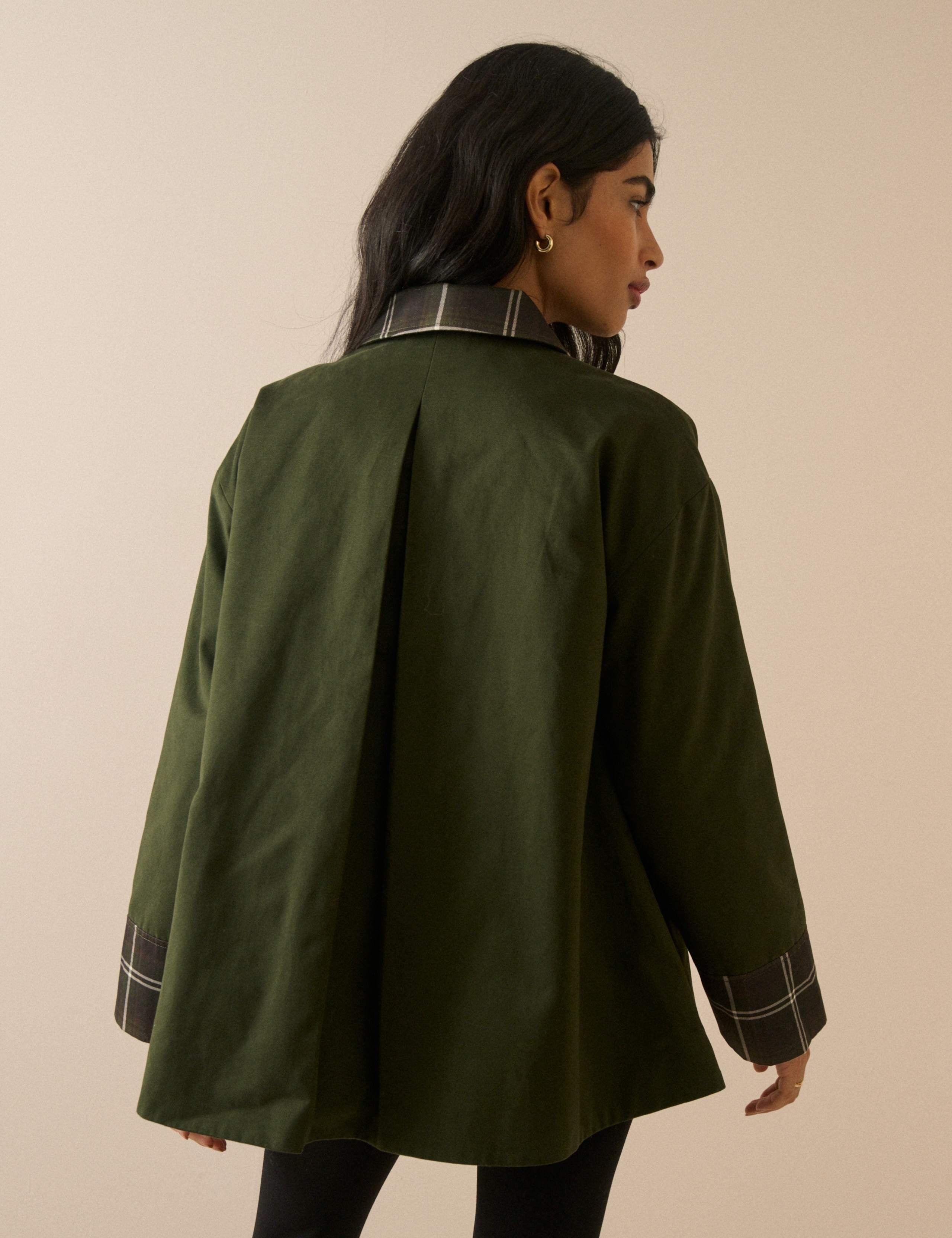 Pure Cotton Checked Jacket 2 of 5