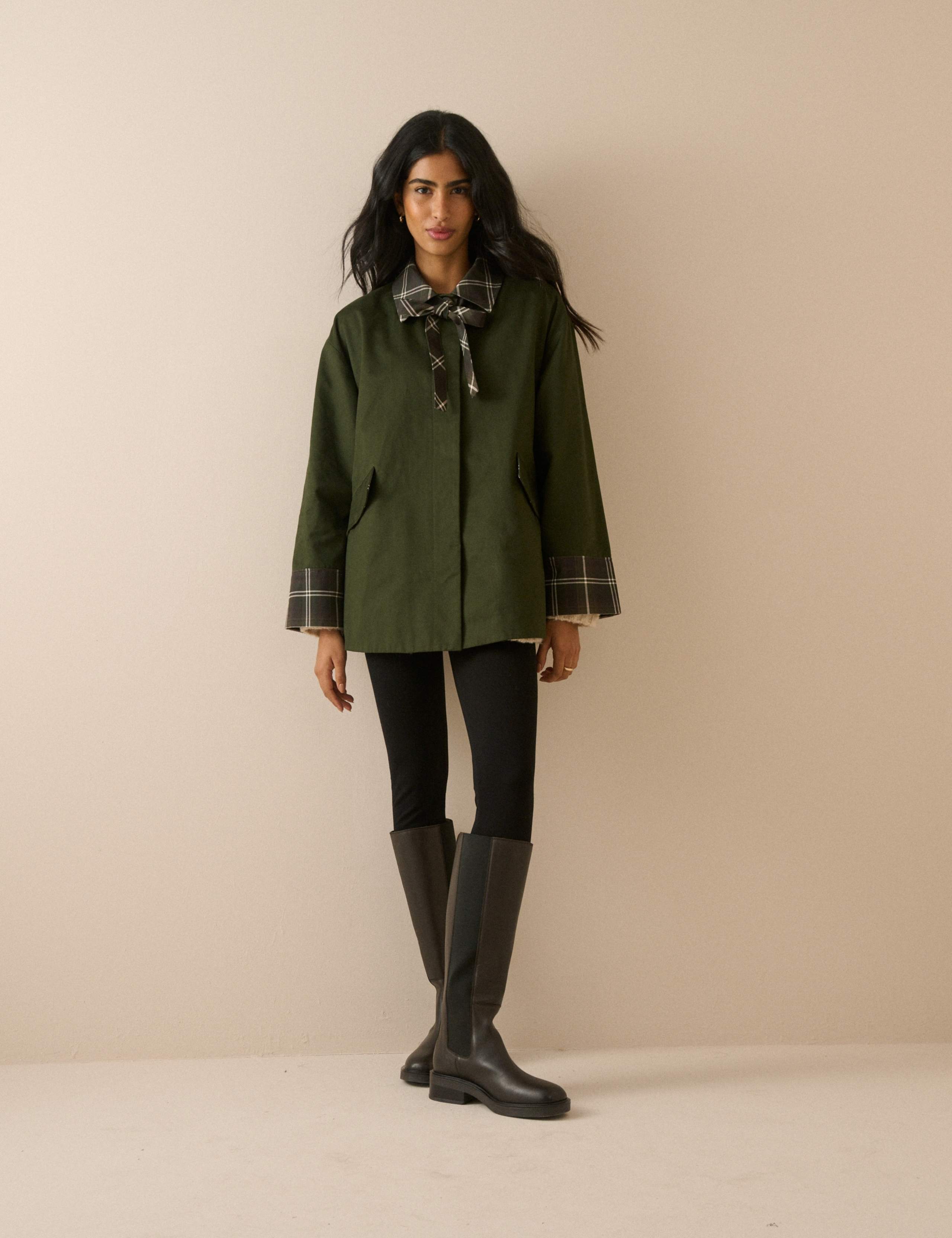 Pure Cotton Checked Jacket 3 of 5