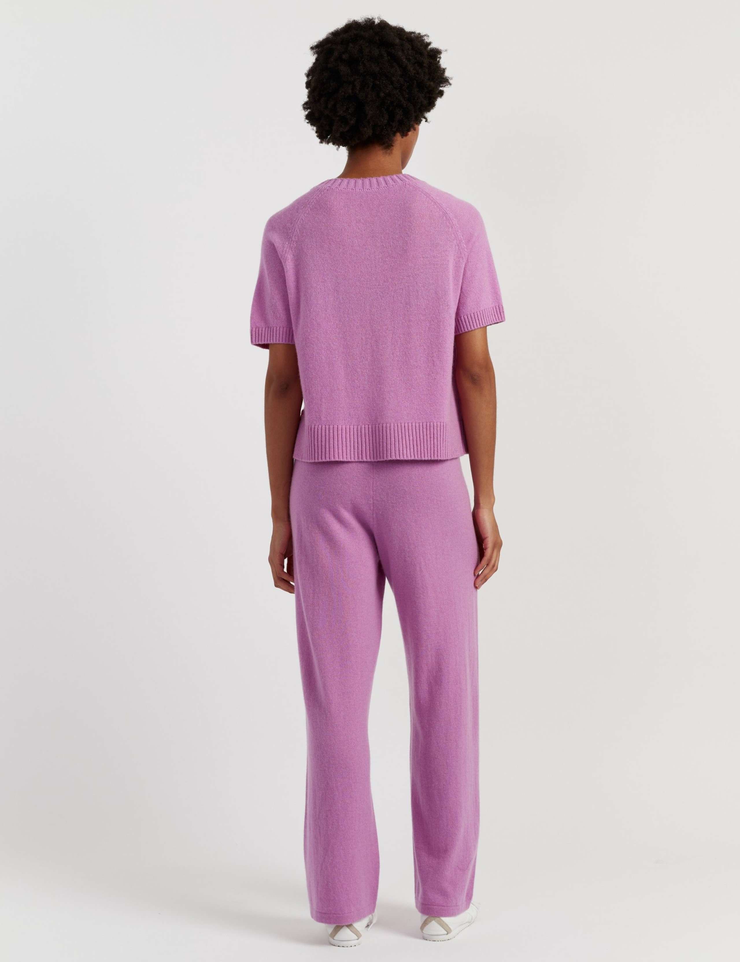 Wool Rich Crew Neck Cardigan with Cashmere 3 of 4