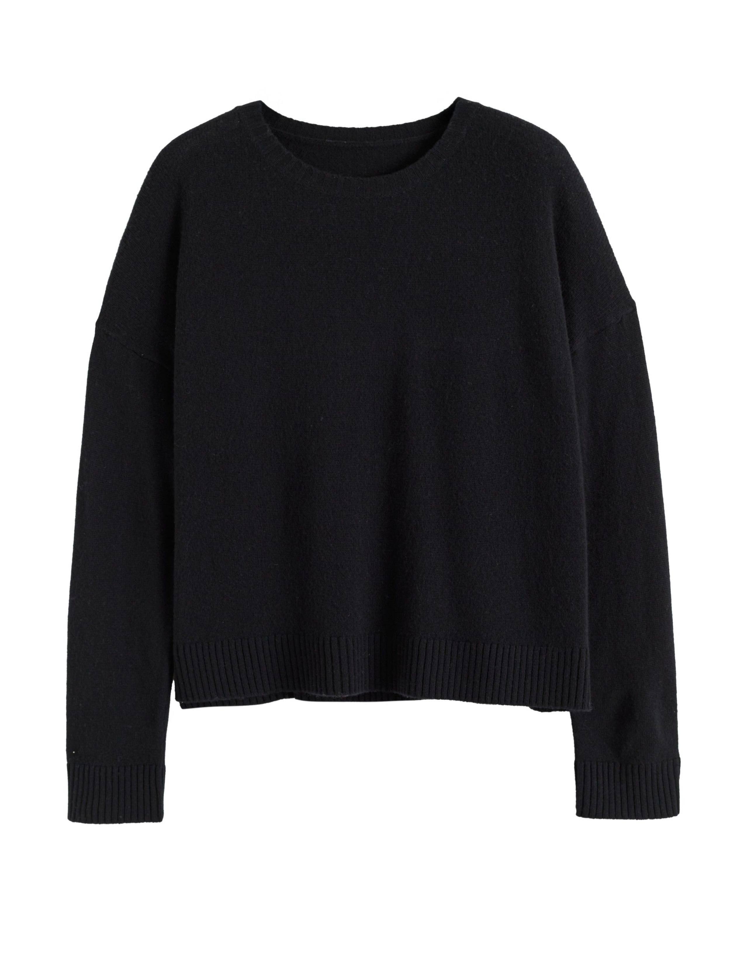 Wool Rich Relaxed Sweatshirt with Cashmere 2 of 4