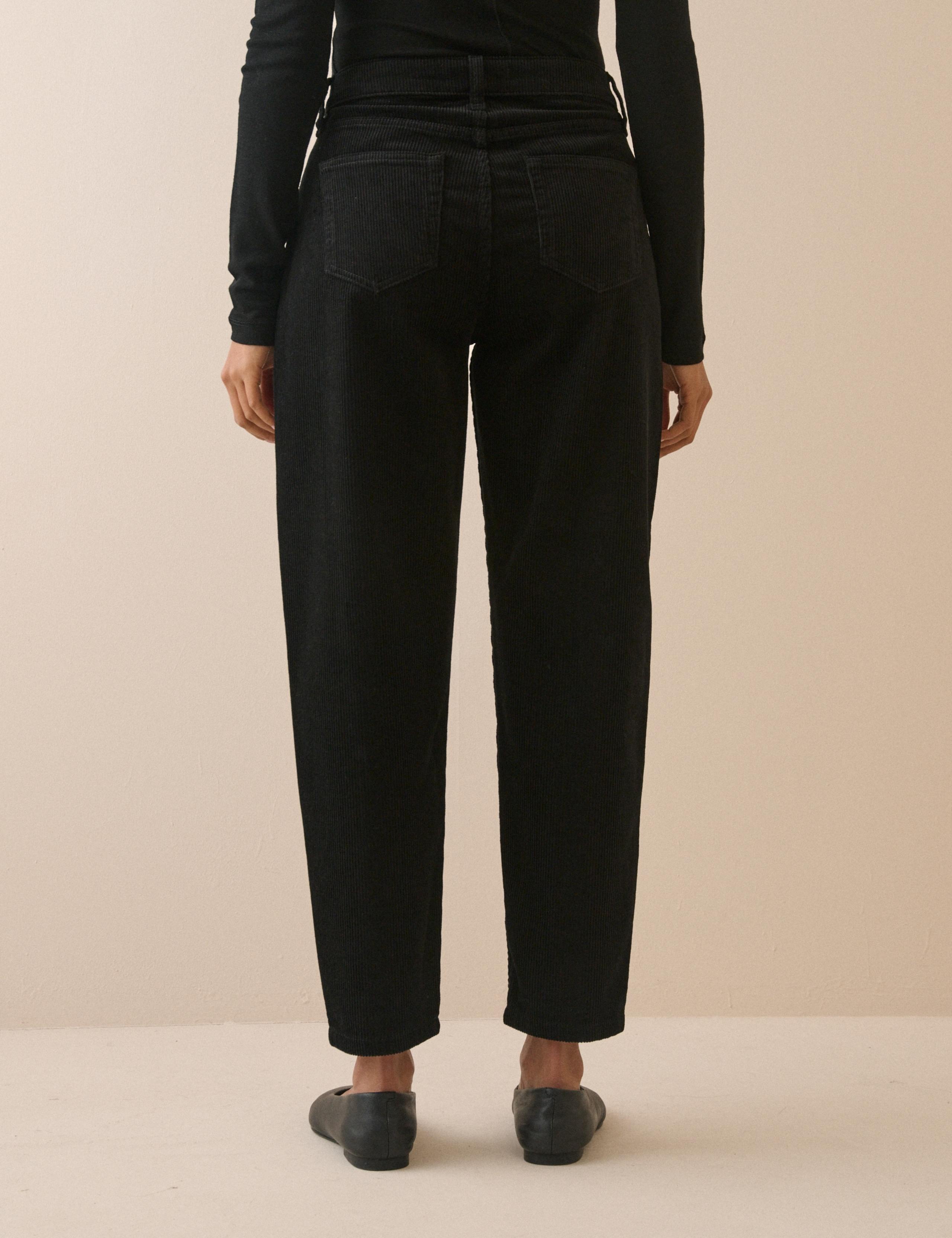 Corduroy Barrel Leg Jeans 2 of 5