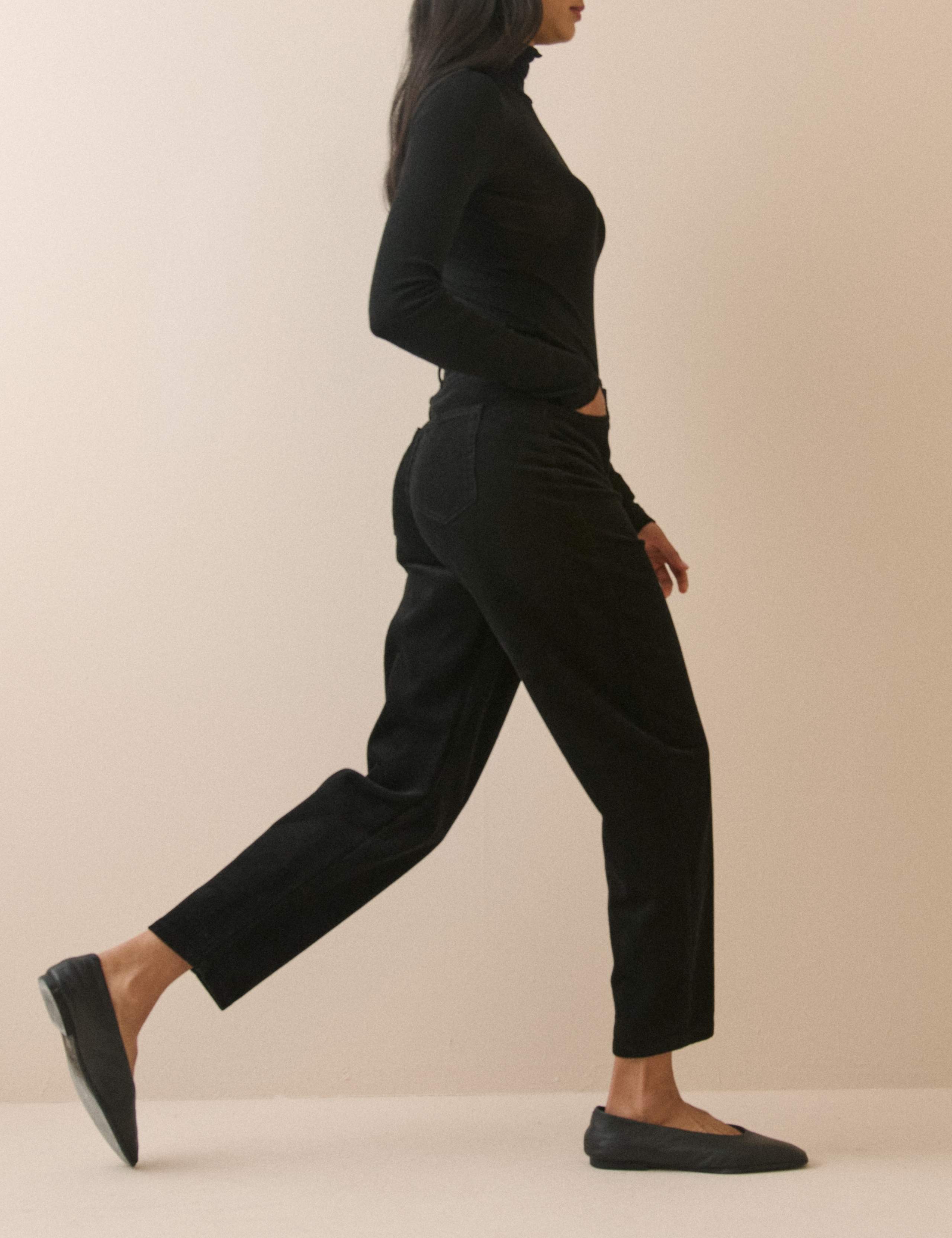 Corduroy Barrel Leg Jeans 4 of 5