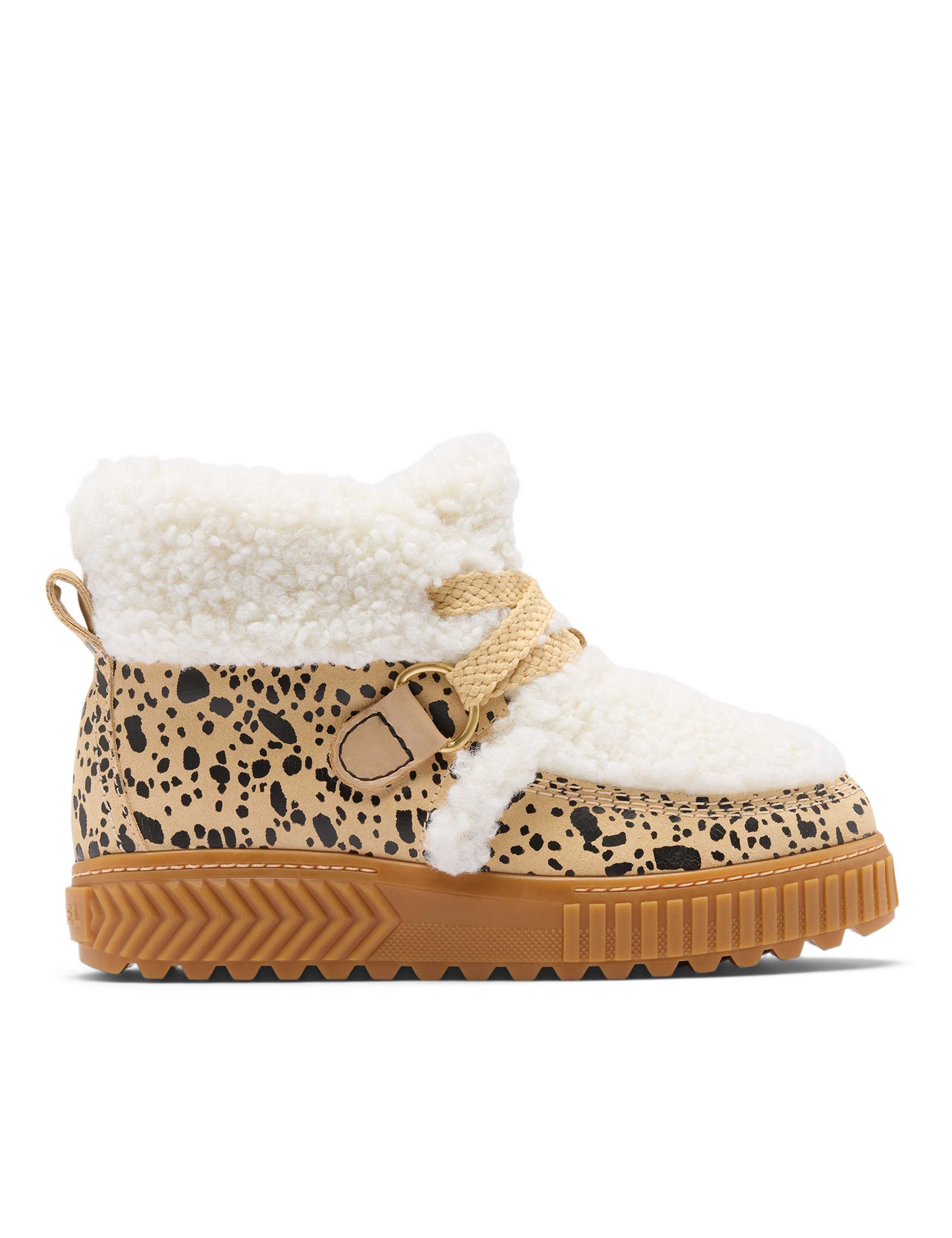 Suede Animal Print Ona Ave Alpine Boots 1 of 8