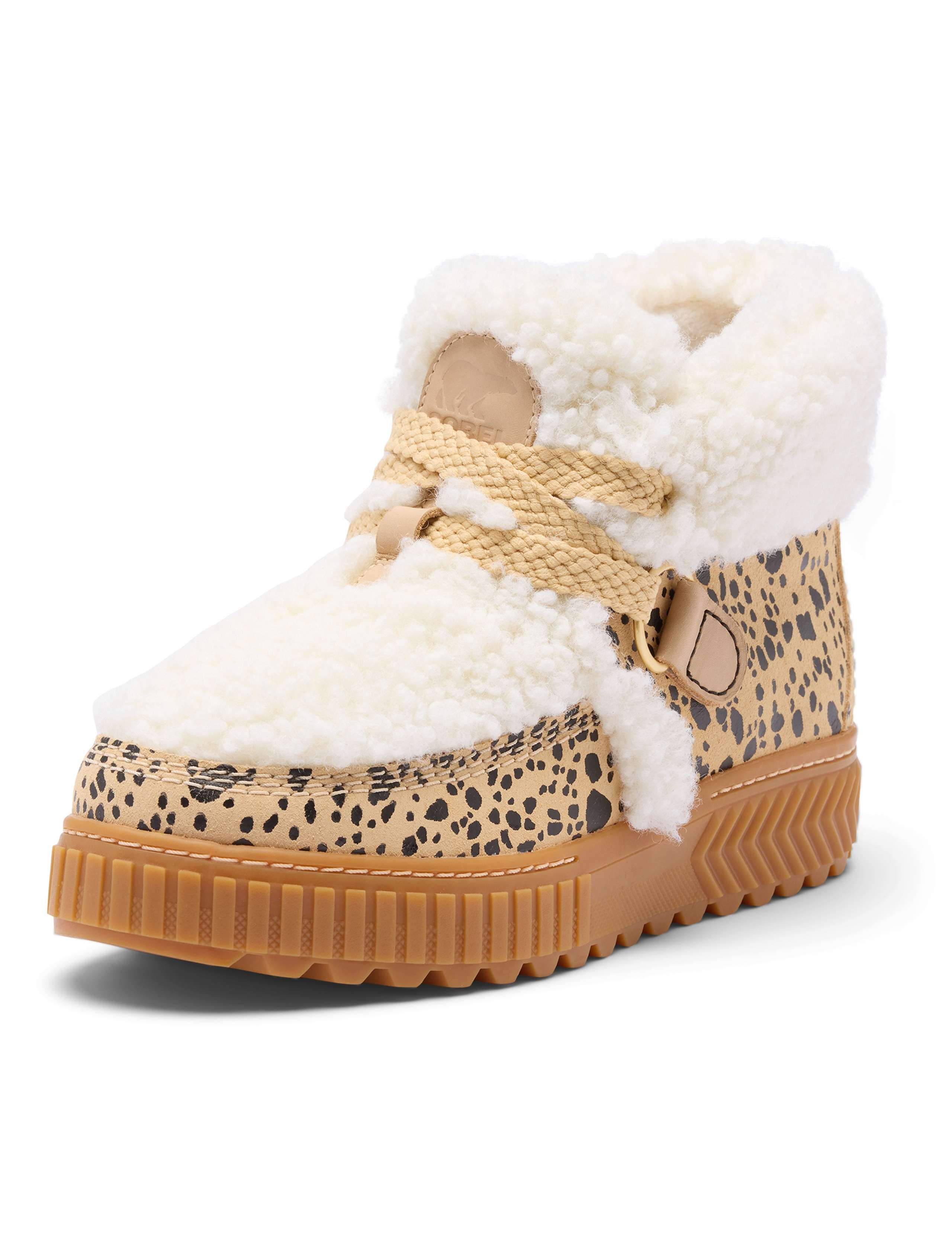 Suede Animal Print Ona Ave Alpine Boots 4 of 8