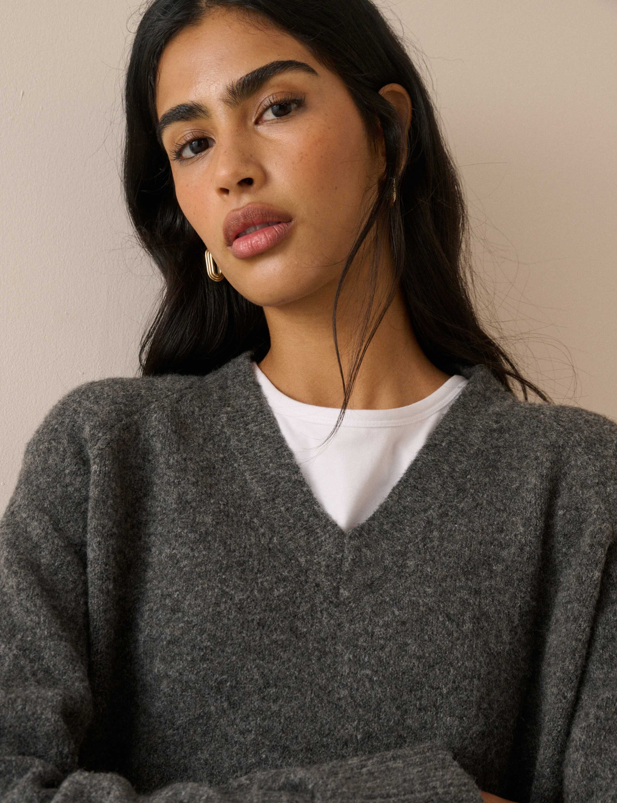 V-Neck Longline Jumper 5 of 5
