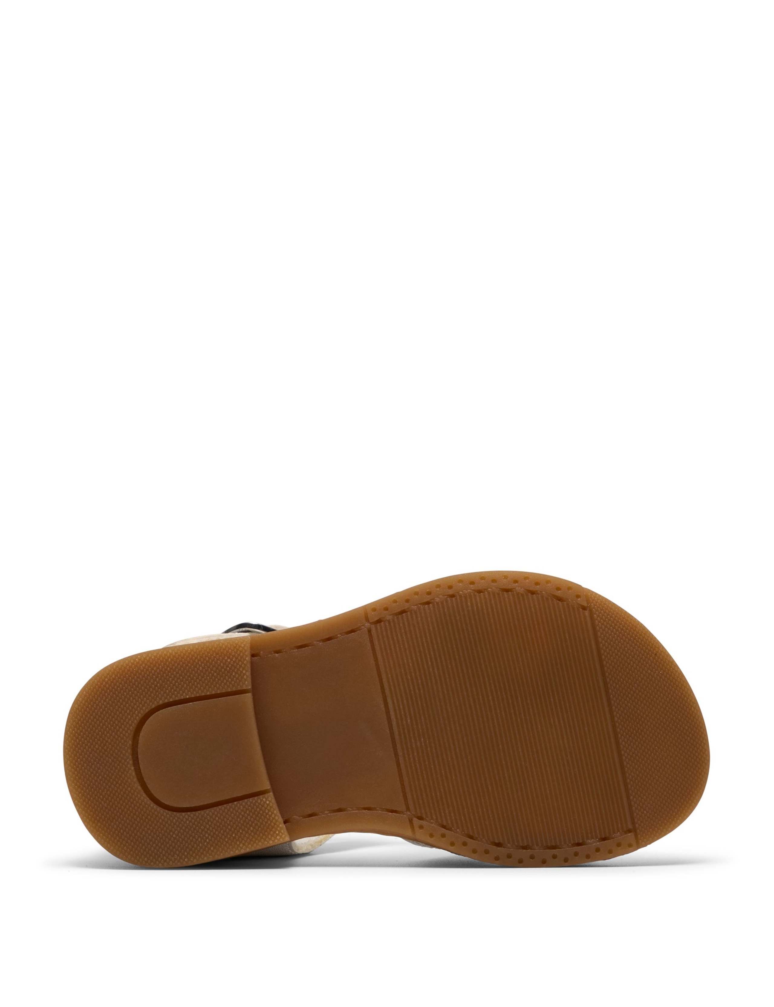 Luana Bow T-Bar White Sandals (4-6 Small) 6 of 6