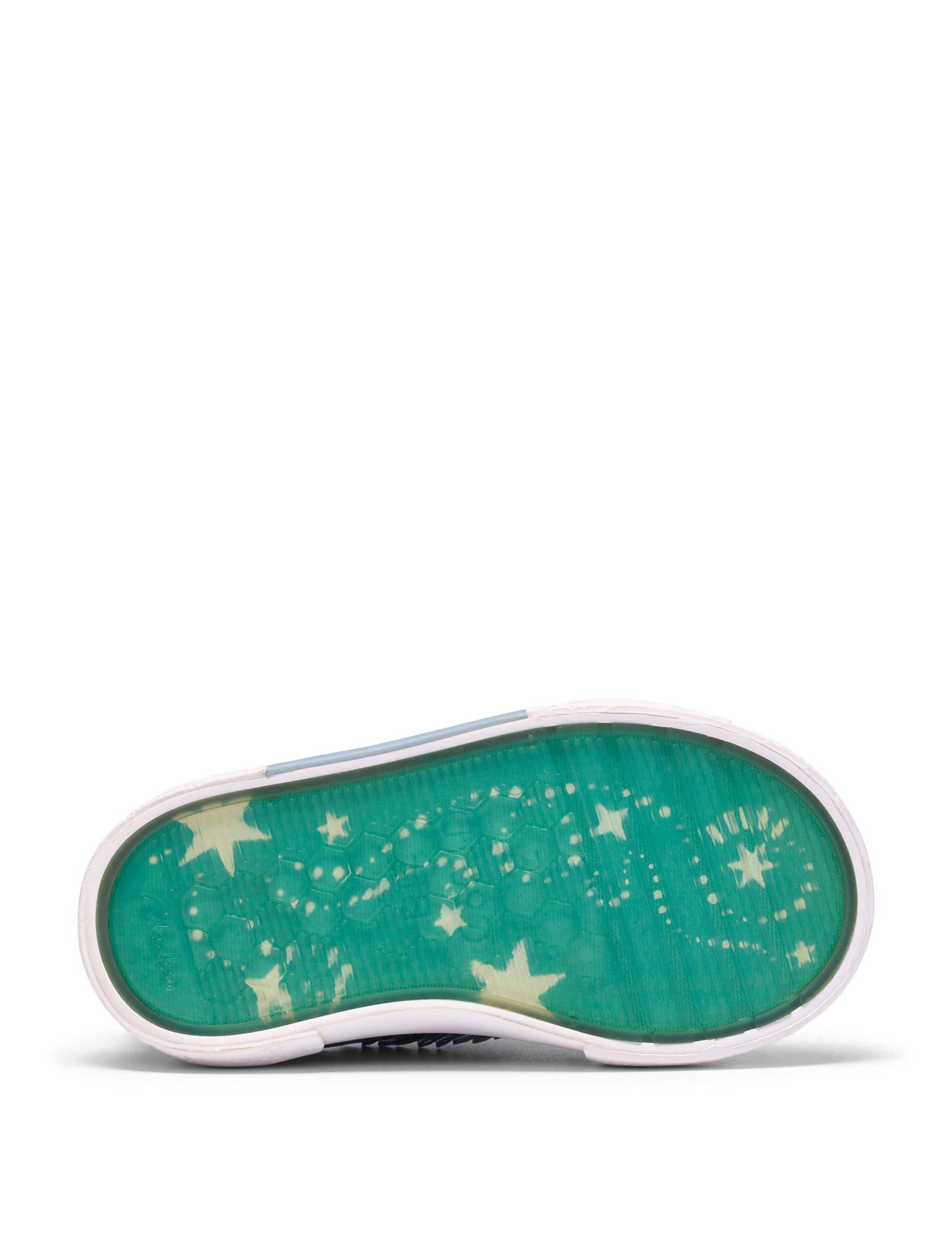 Kids' Denim Canvas Riptape Trainers (4 Small-6 ½ Small) 6 of 6