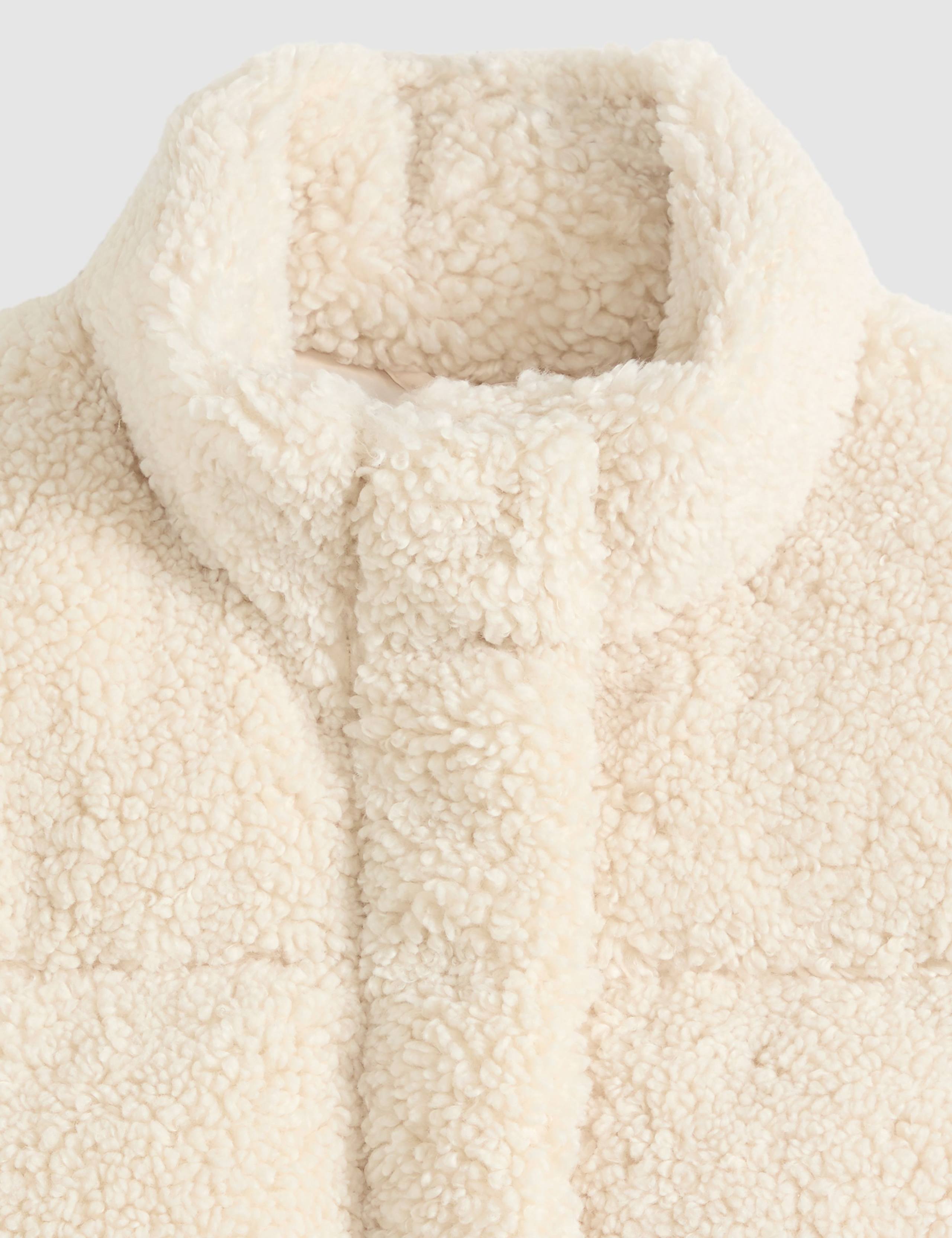 Funnel Neck Cropped Puffer Jacket 3 of 6