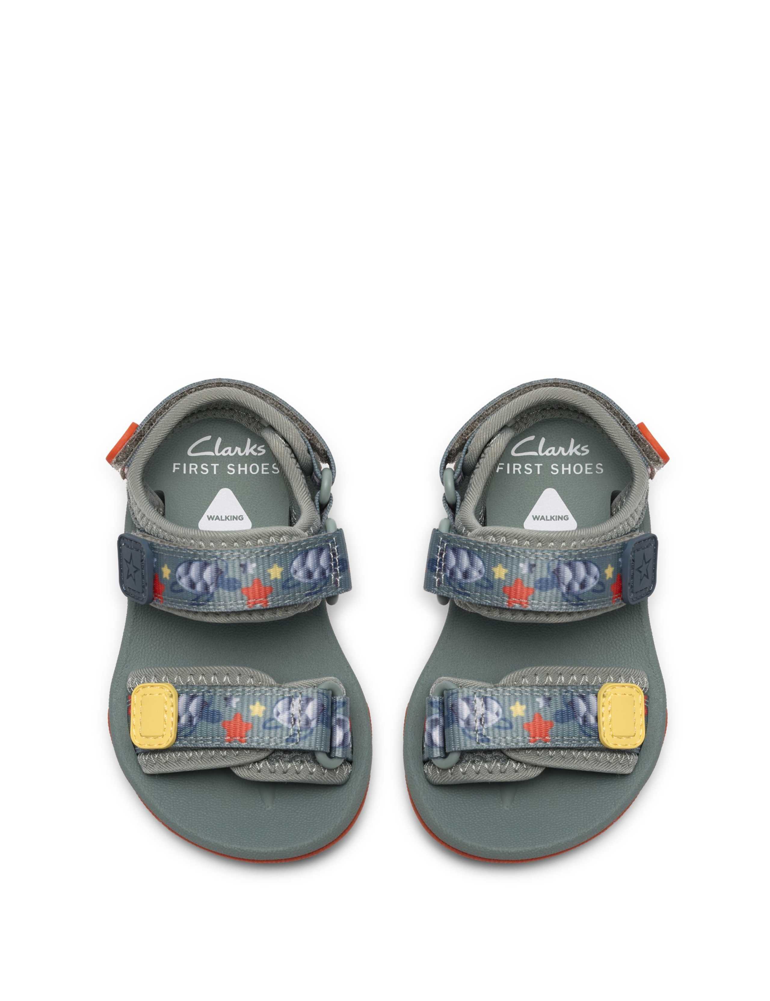 Wharf Tide Green Combi Sandals (4-6½ Small) 3 of 6