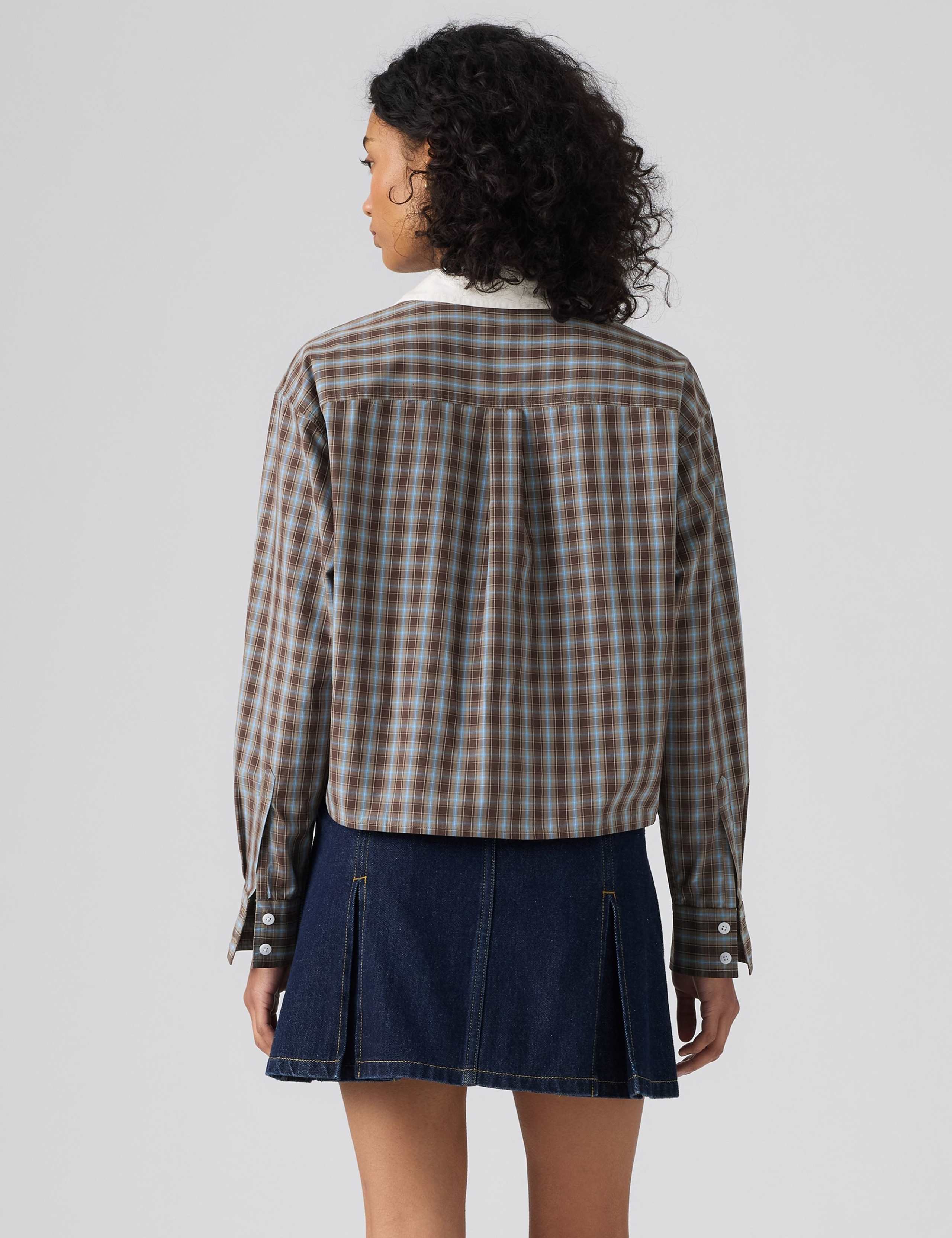 Pure Cotton Checked Collared Shirt 3 of 6