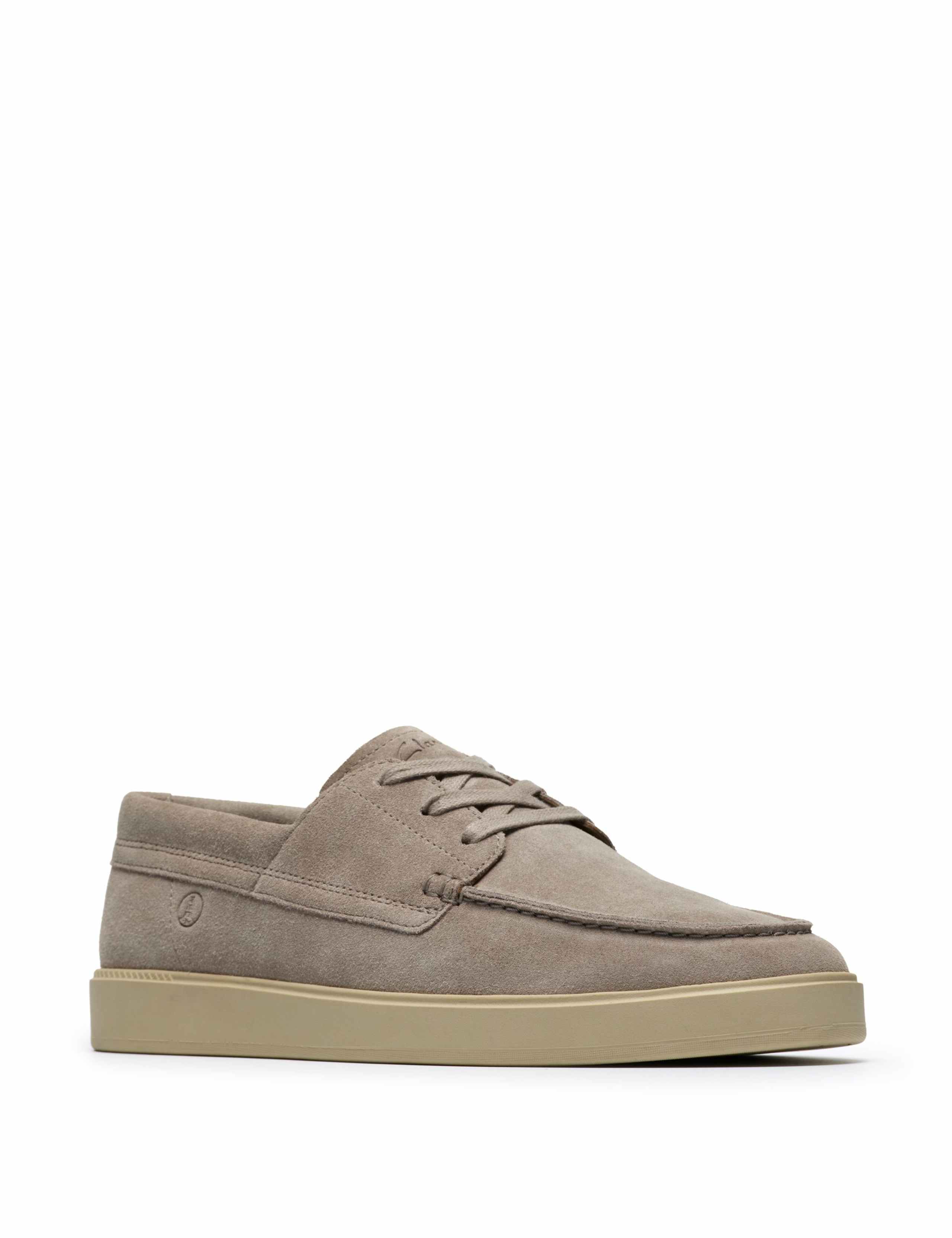 Wide Fit Suede Boat Shoes 2 of 6