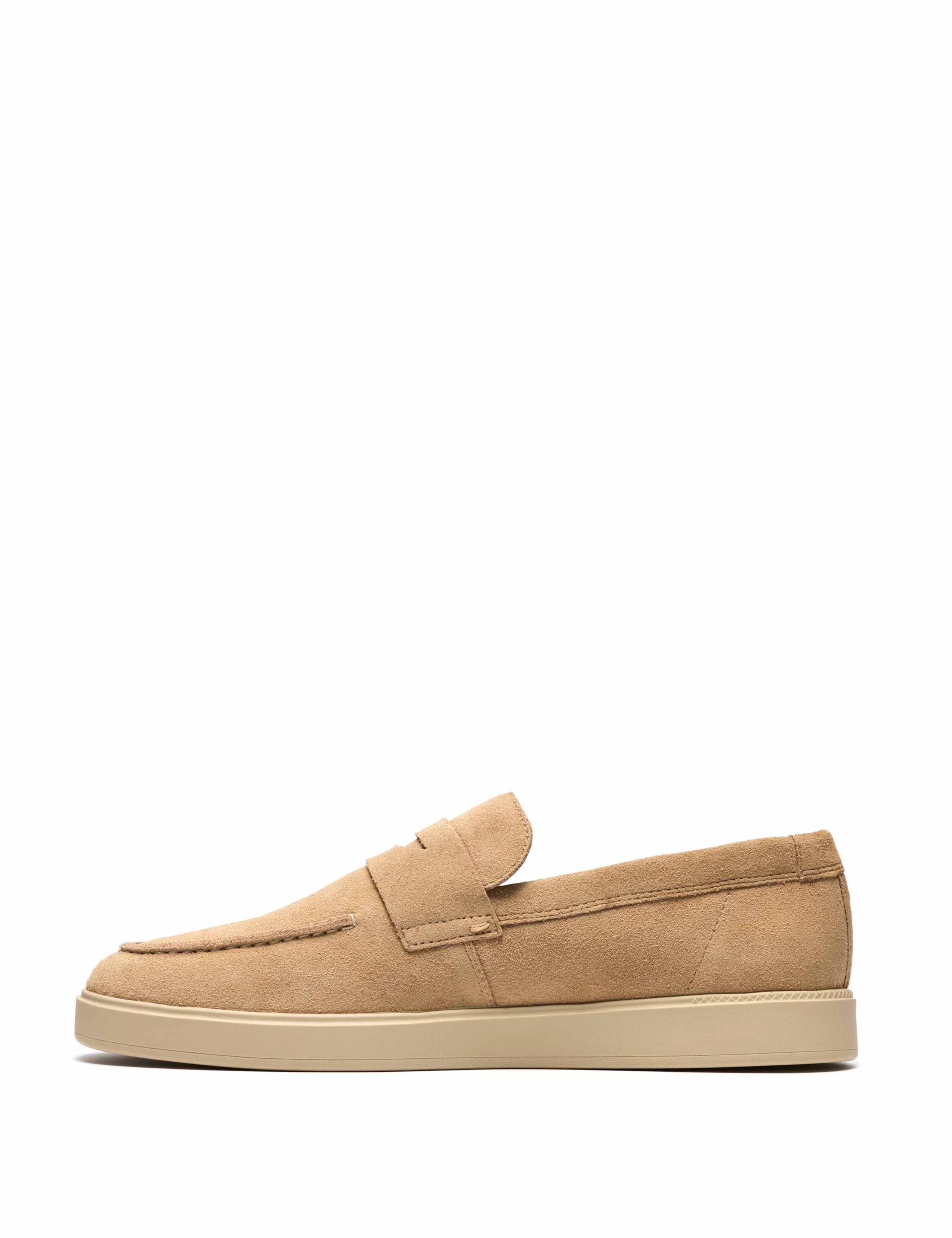 Wide Fit Suede Slip On Loafers 3 of 6