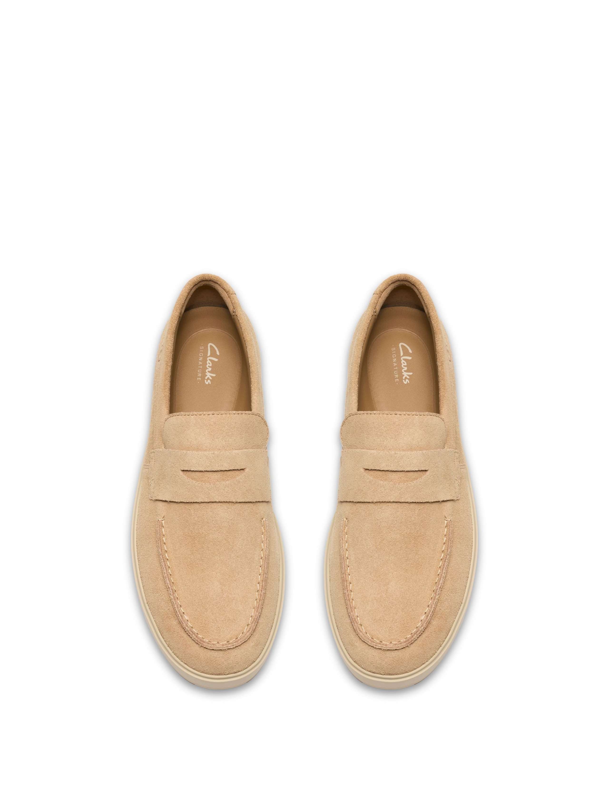 Wide Fit Suede Slip On Loafers 4 of 6