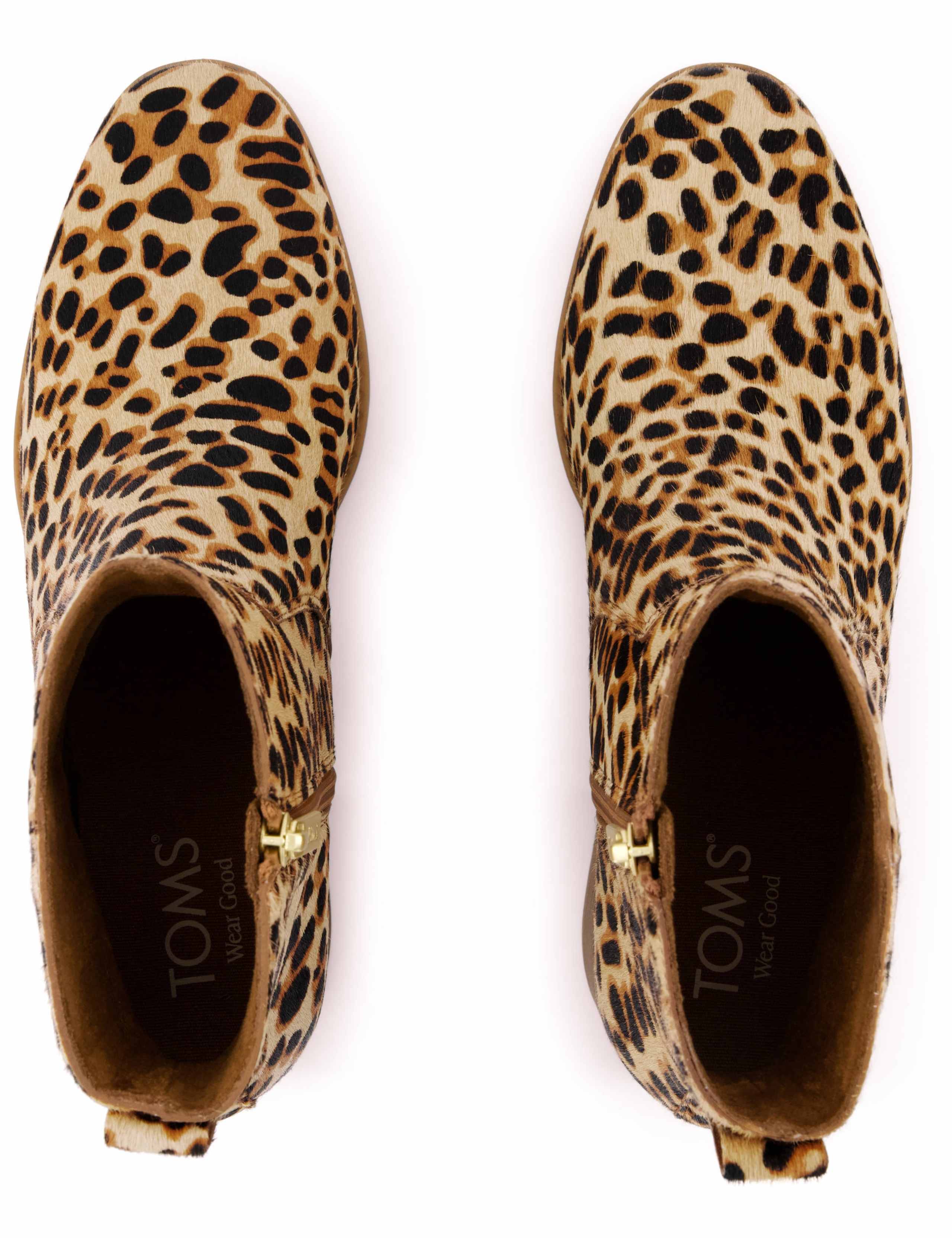Leopard Print Block Heel Ankle Boots 5 of 8