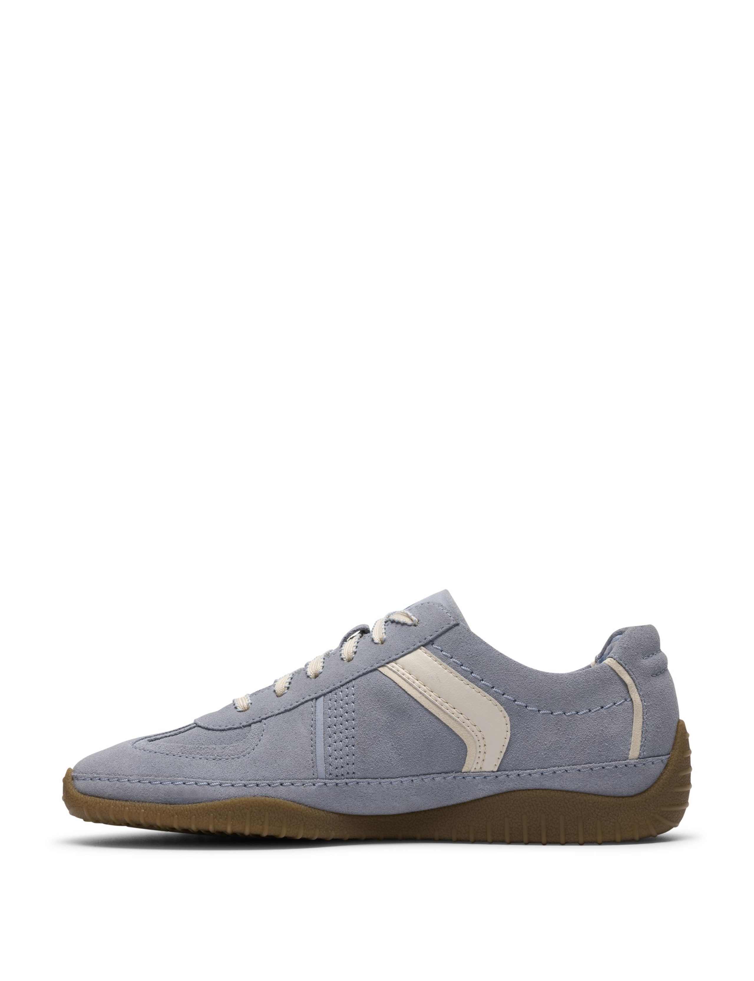 Suede Lace Up Trainers 4 of 6