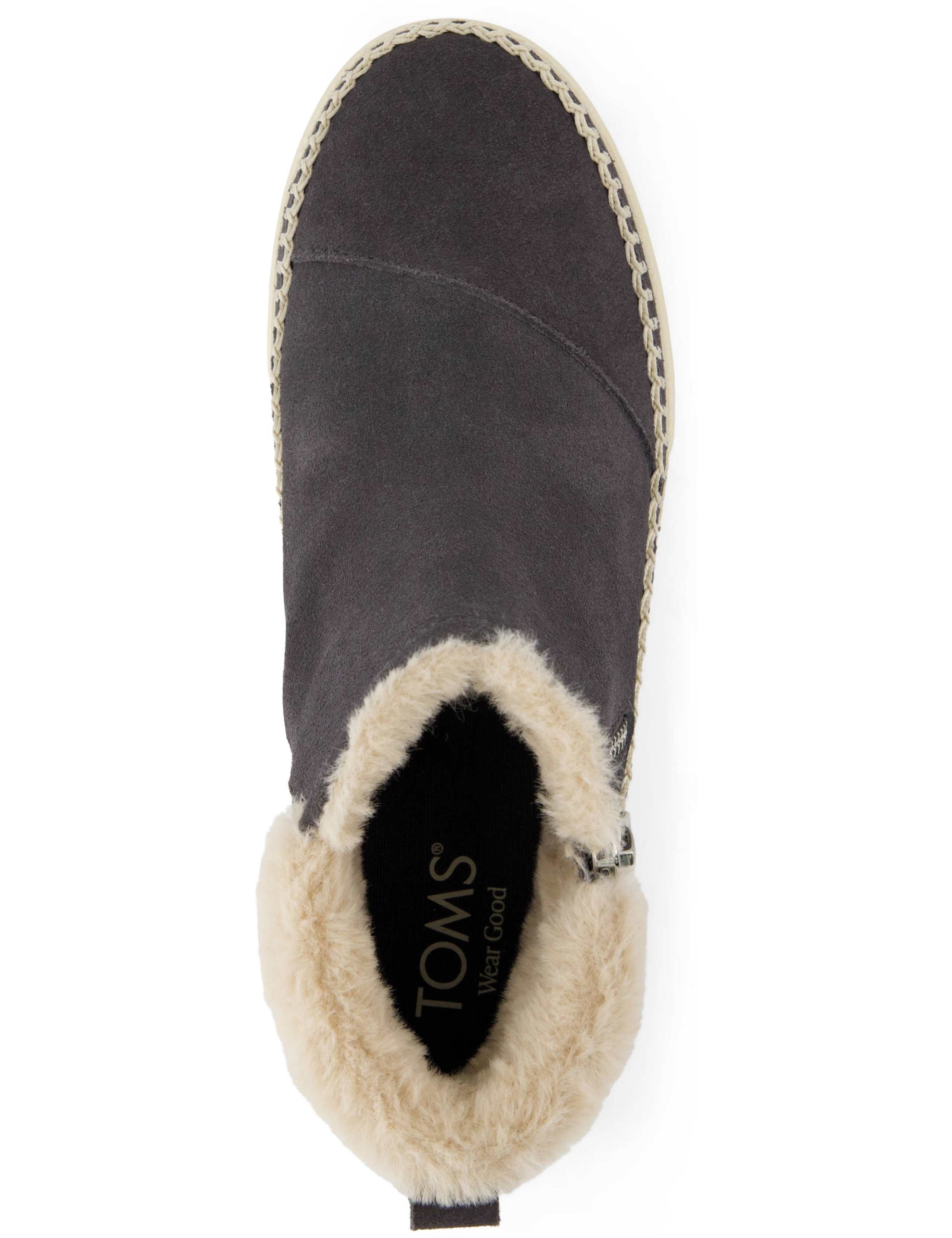 Suede Platform High Top Trainers 2 of 9
