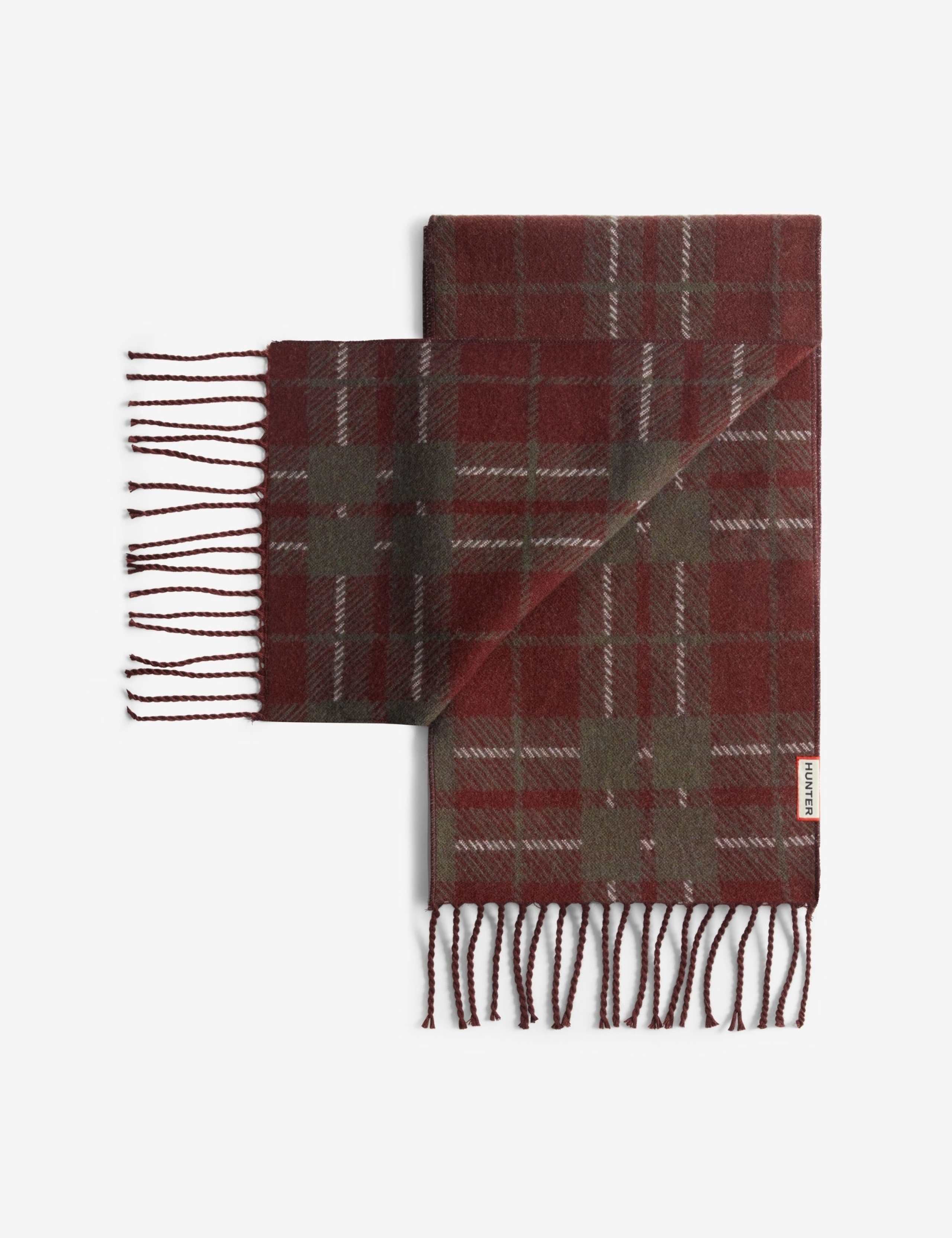 Printed Plaid Pattern Scarf 1 of 3