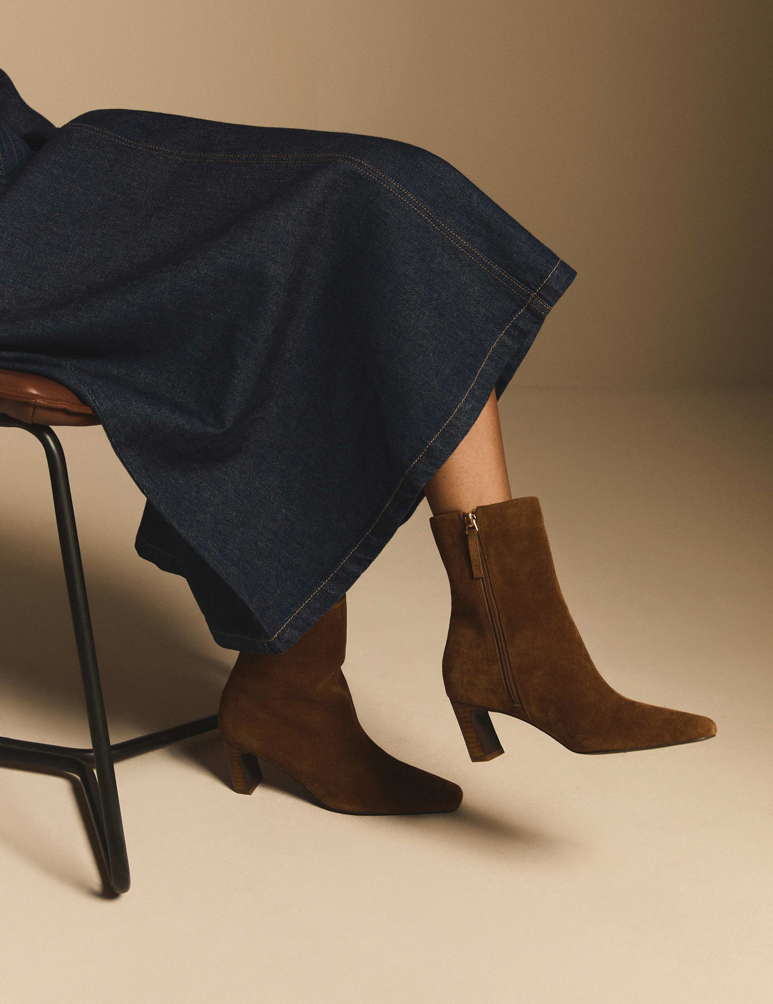 Suede Ankle Boots 4 of 5