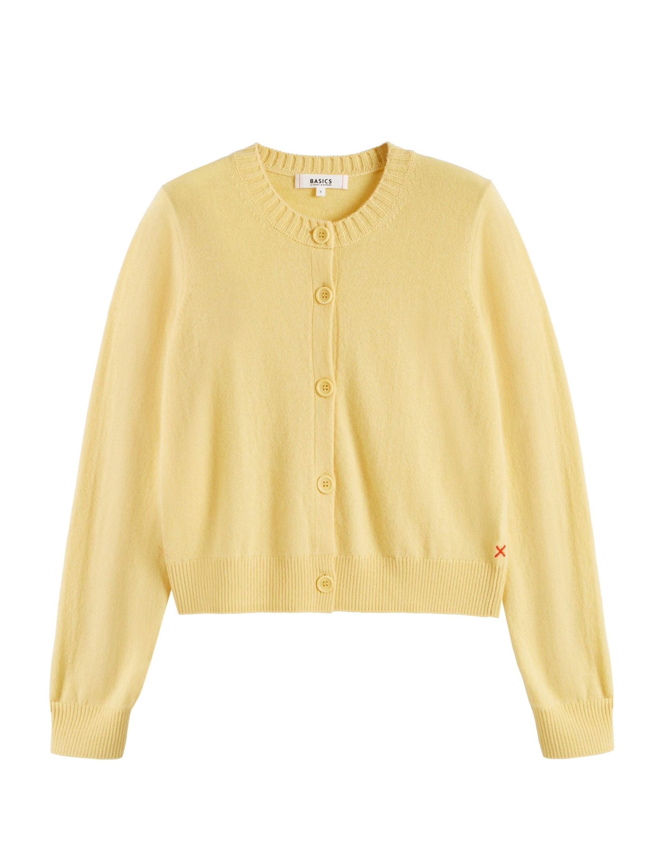 Wool Rich Button Front Cardigan with Cashmere 2 of 4