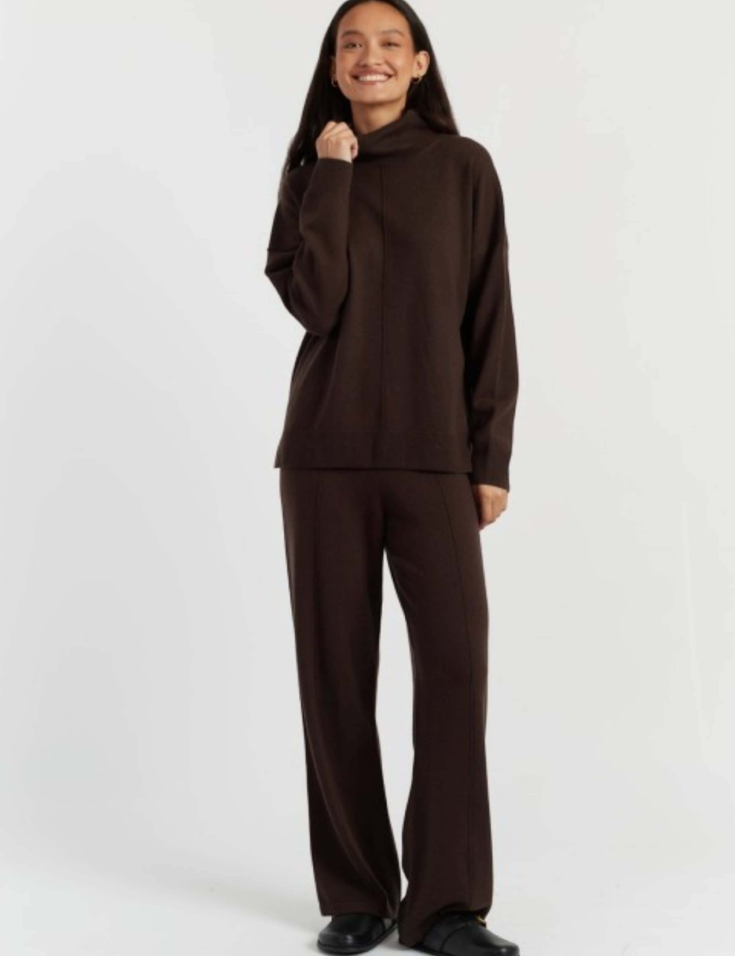 Wool Rich Roll Neck Jumper with Cashmere 3 of 4