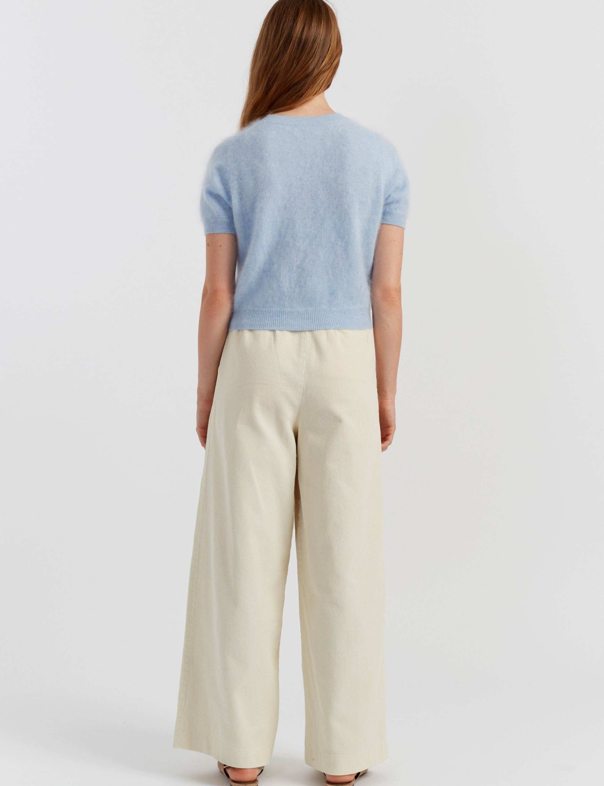 Pure Cashmere Button Through T-Shirt 4 of 5