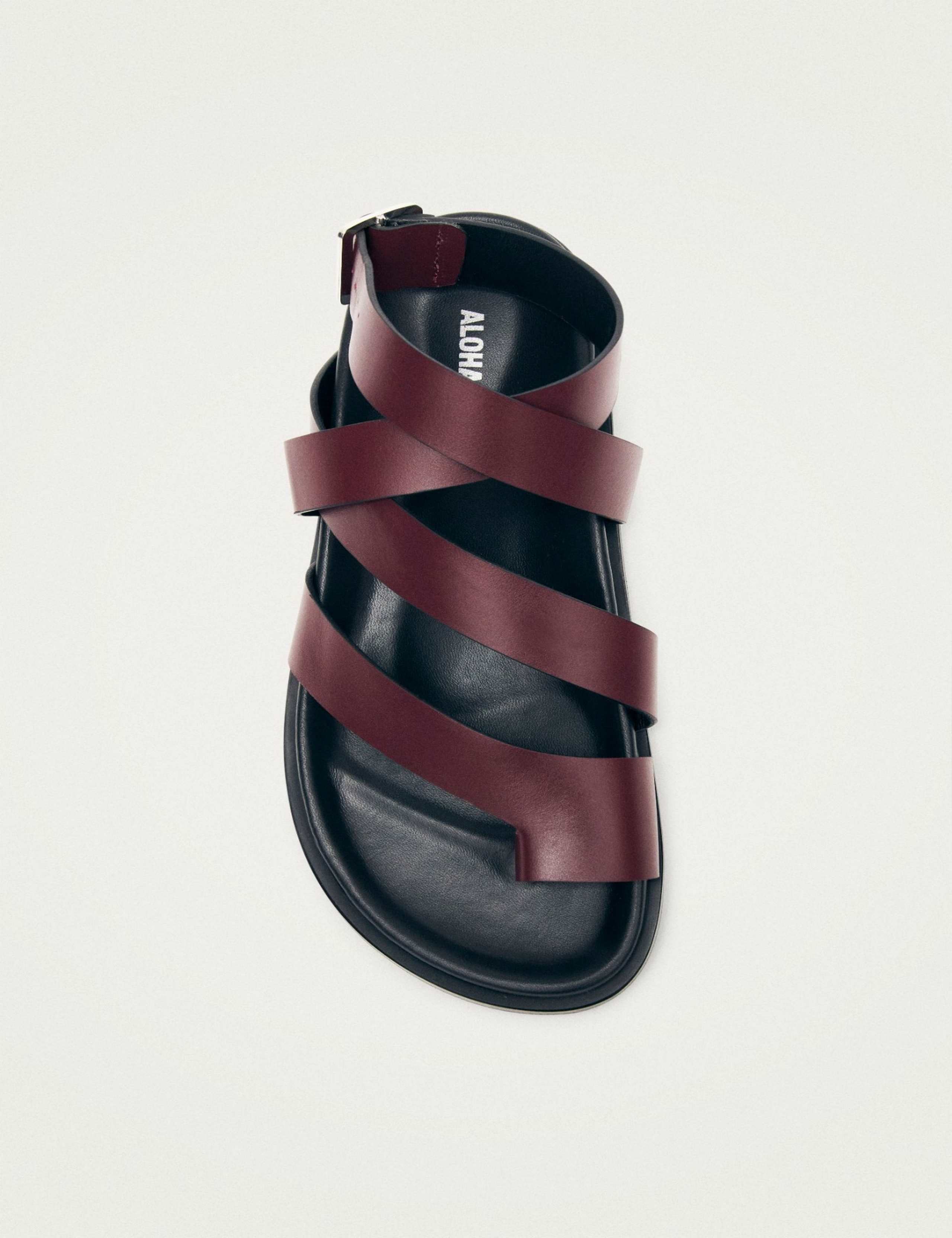 Leather Strappy Flat Slingback Sandals 2 of 6