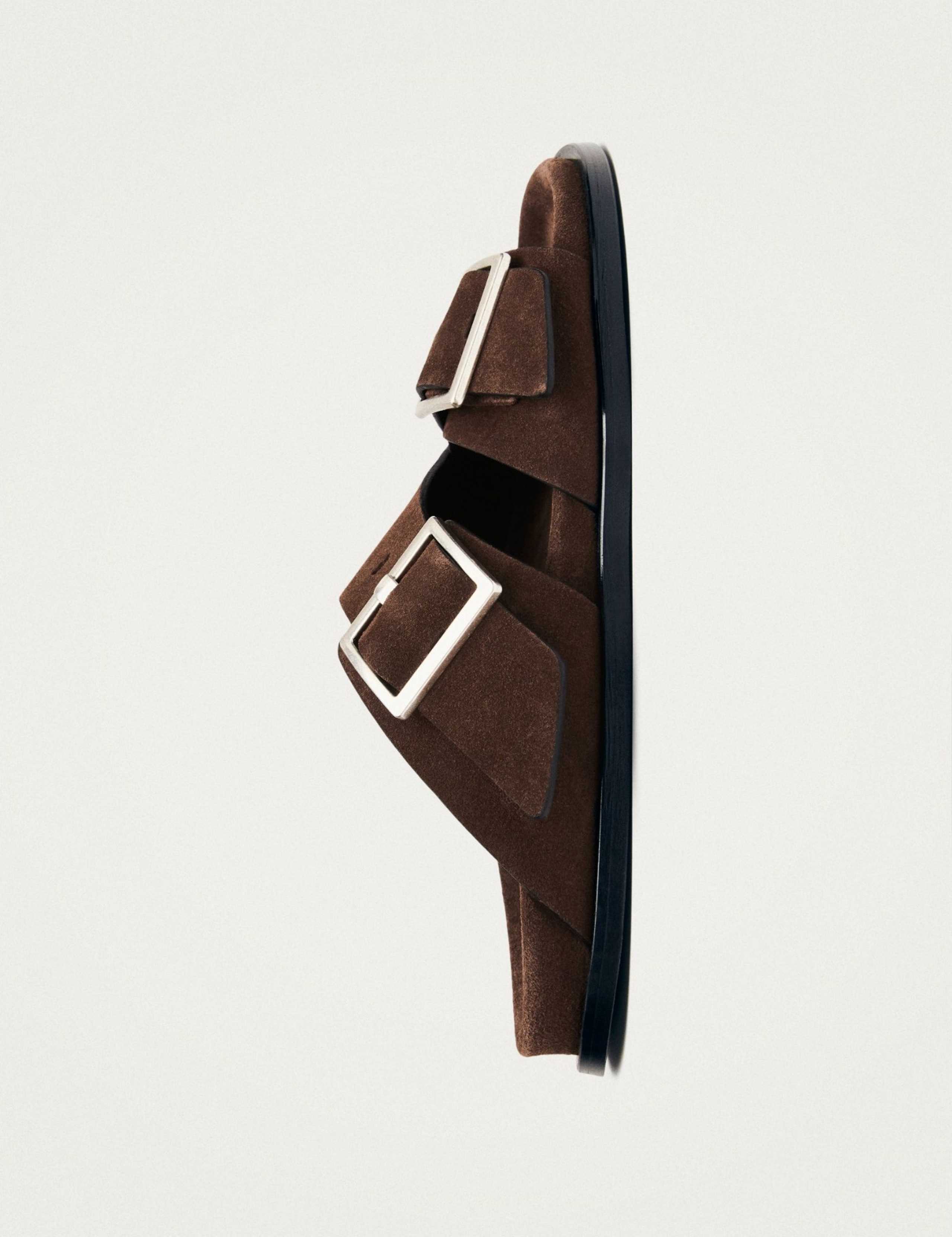 Leather Buckle Flat Sliders 3 of 4