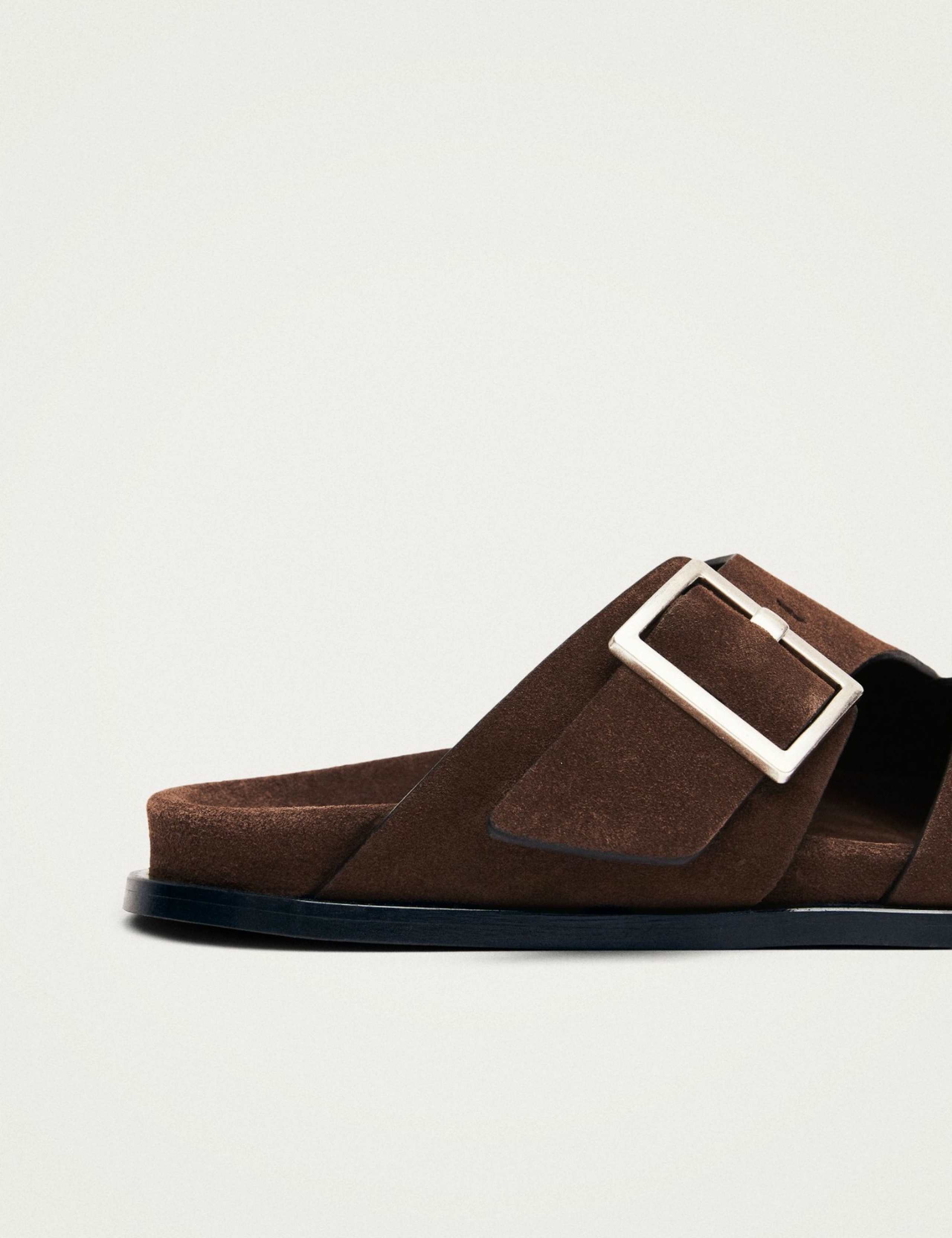 Leather Buckle Flat Sliders 4 of 4