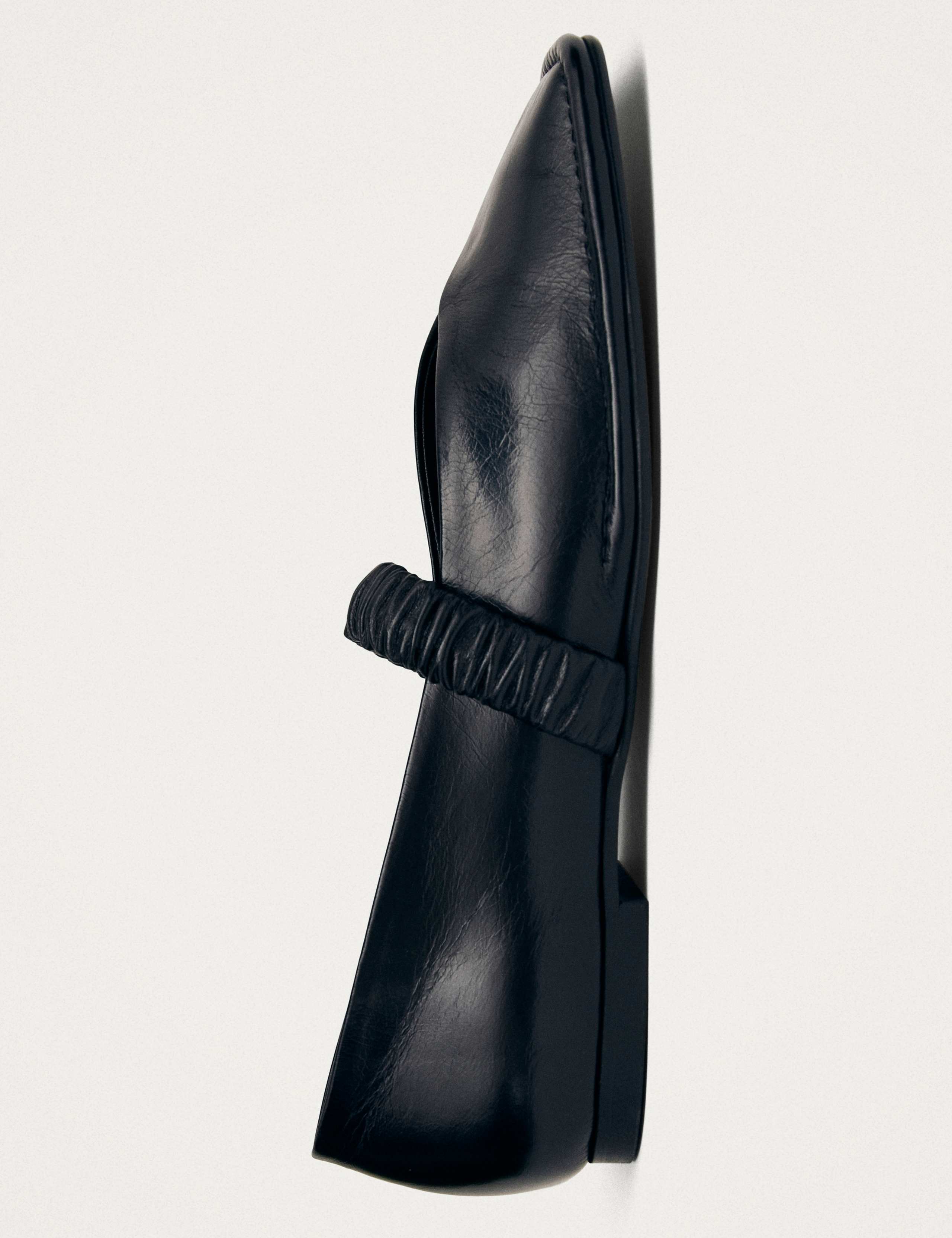 Leather Slip On Flat Ballet Pumps 4 of 6