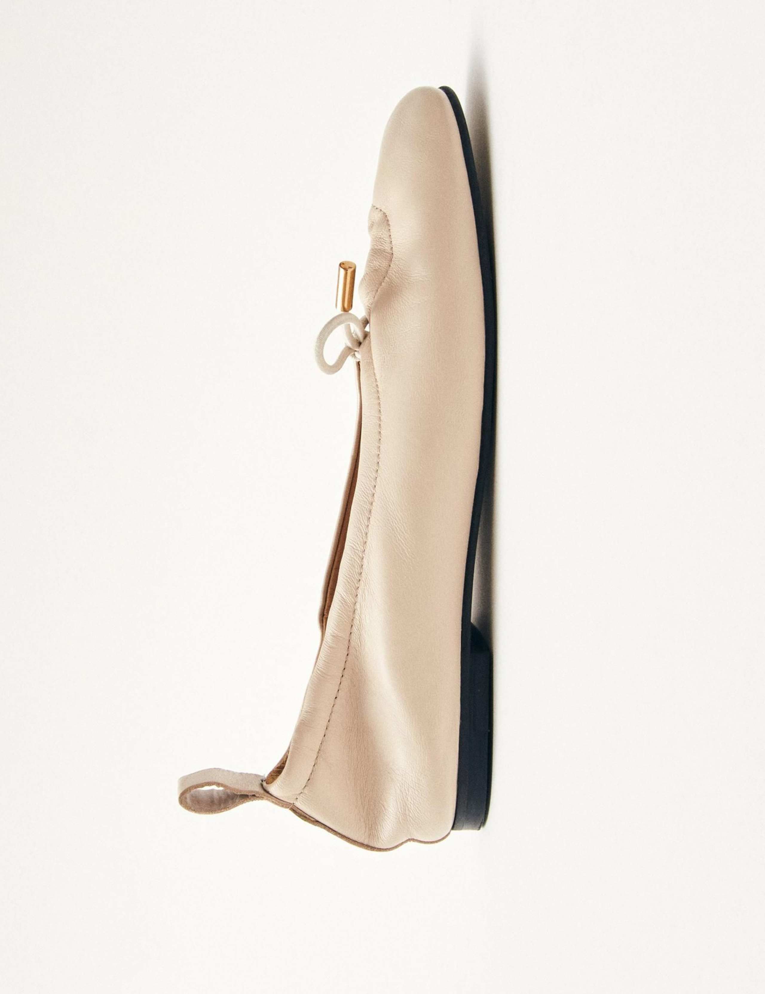 Leather Slip On Flat Ballet Pumps 4 of 5