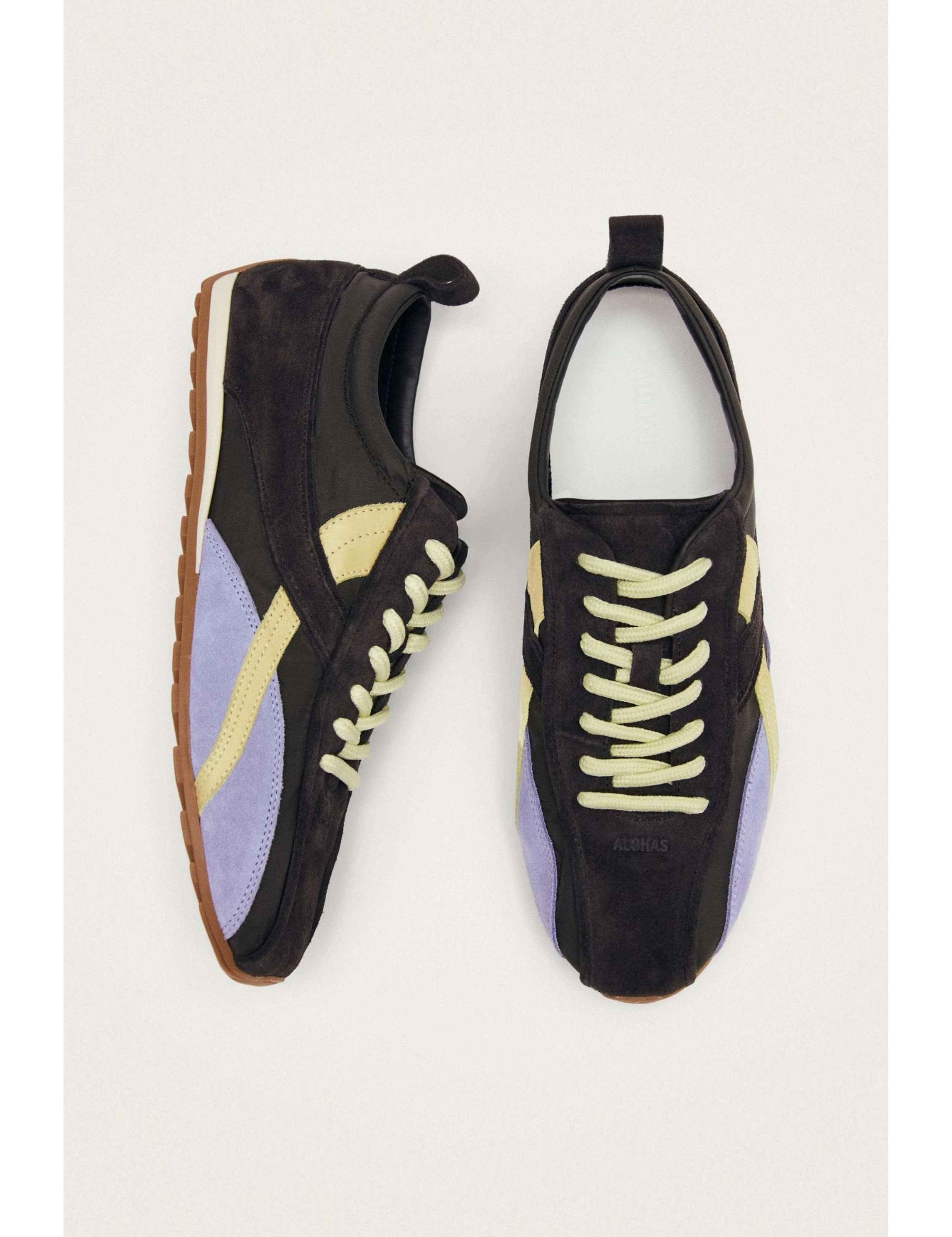 Suede Lace Up Trainers 5 of 7