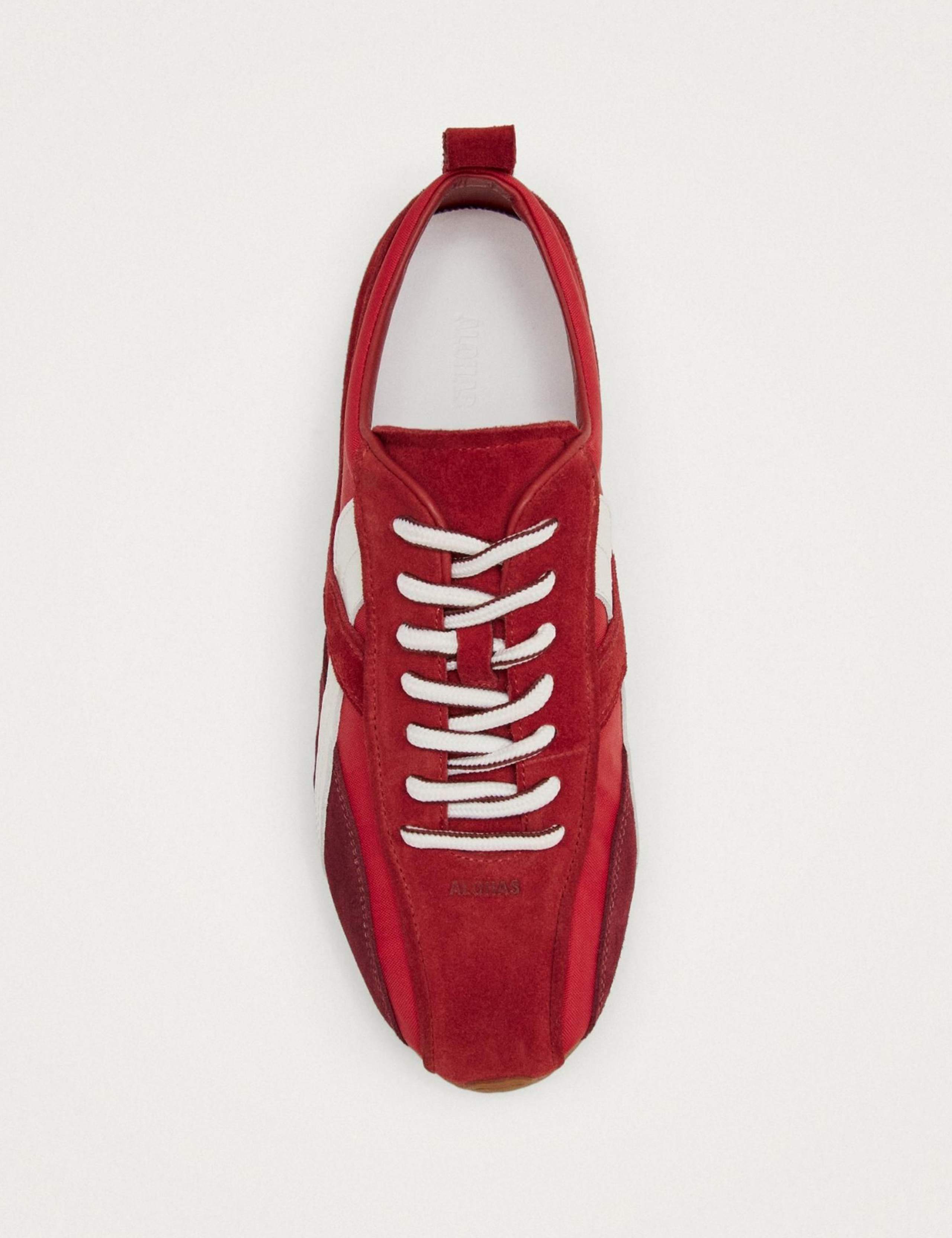 Suede Lace Up Trainers 2 of 7