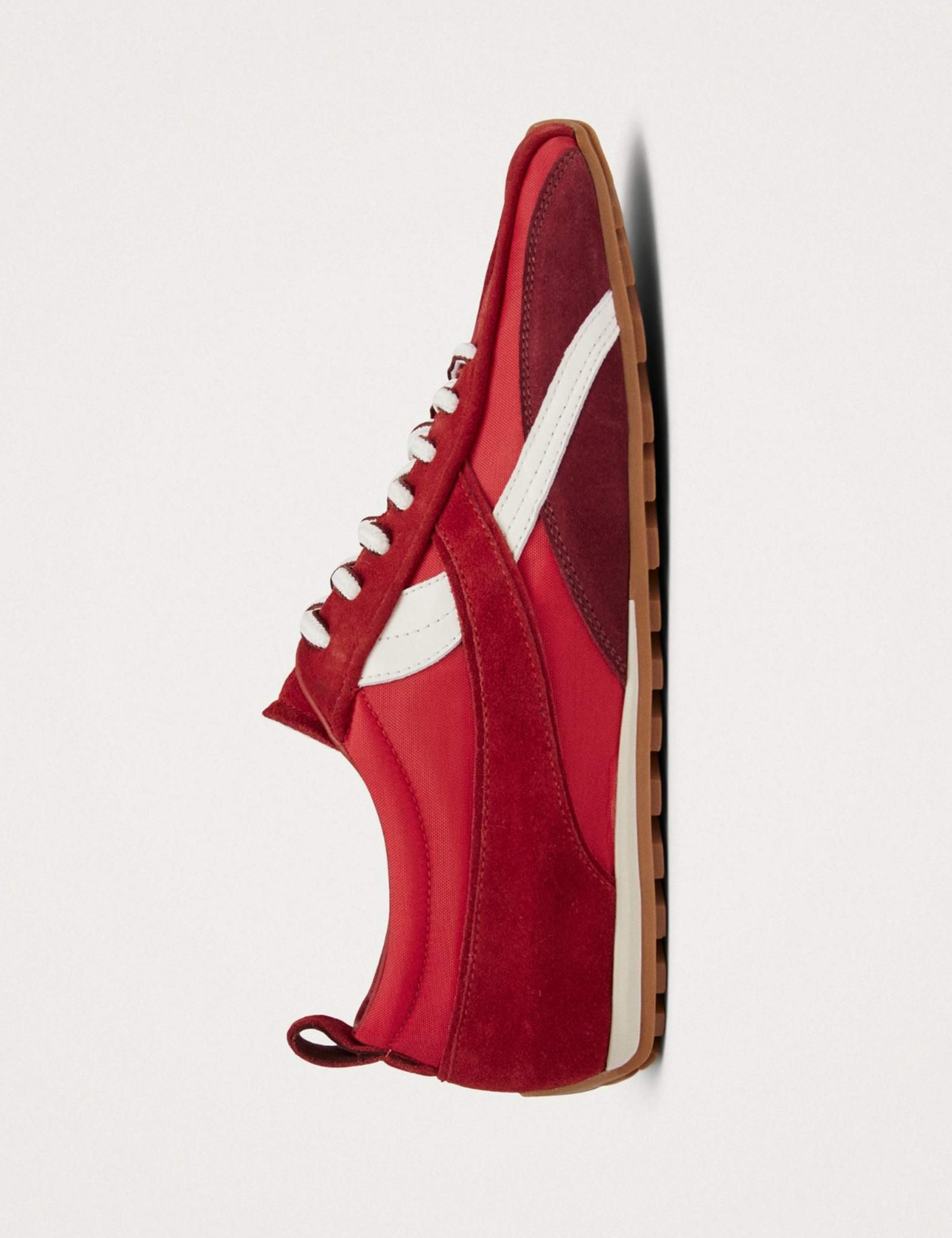 Suede Lace Up Trainers 4 of 7