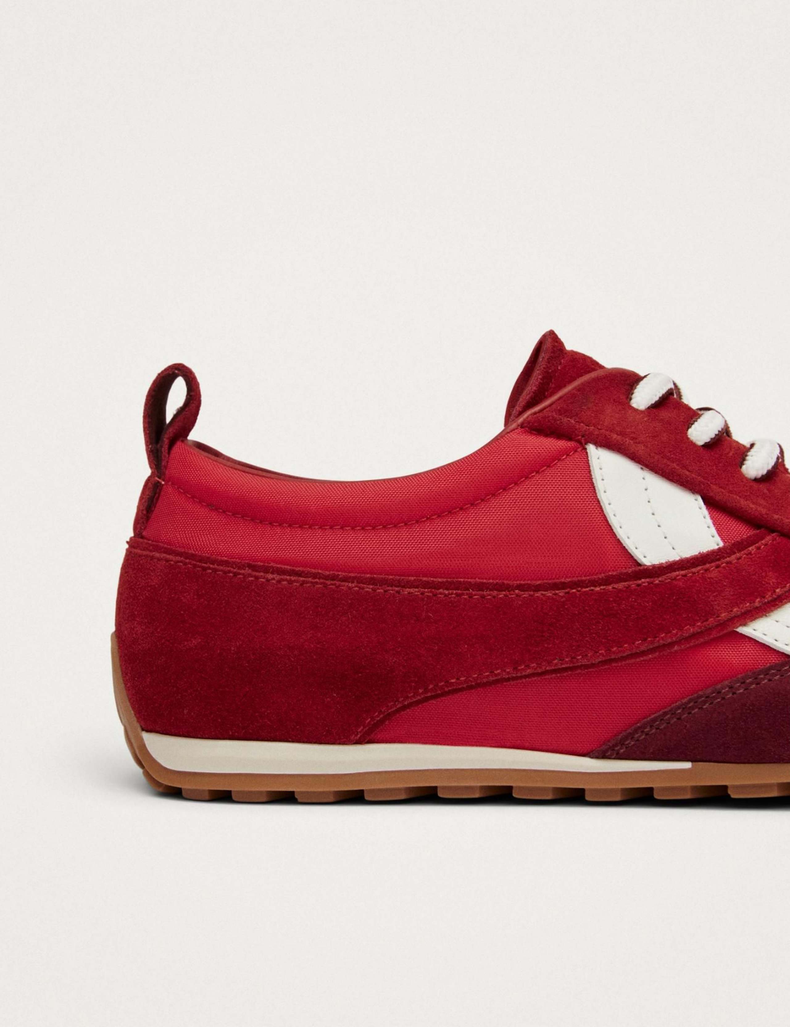 Suede Lace Up Trainers 6 of 7